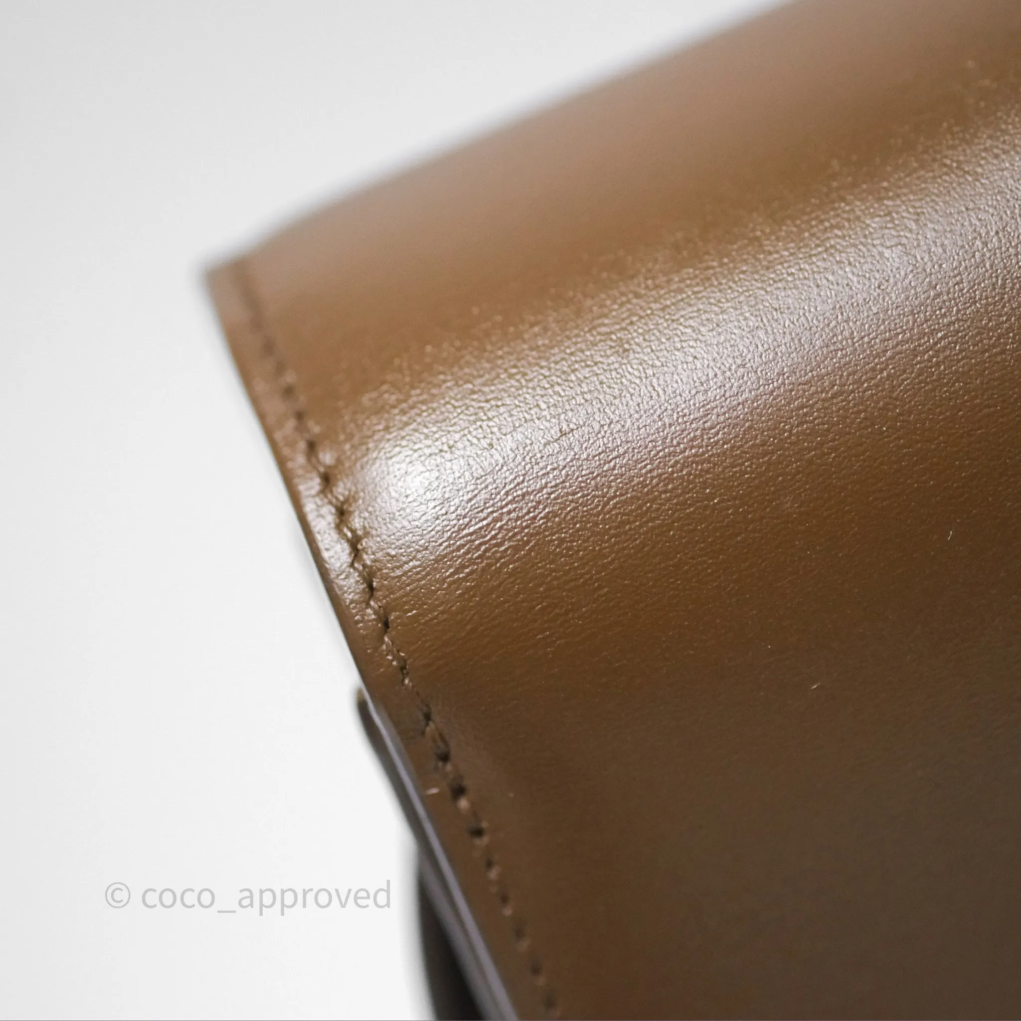 Celine Medium Classic Box Flap Caramel Calfskin