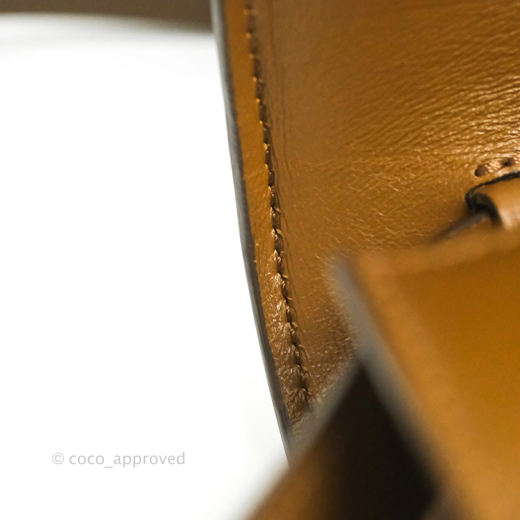 Celine Medium Classic Box Flap Caramel Calfskin