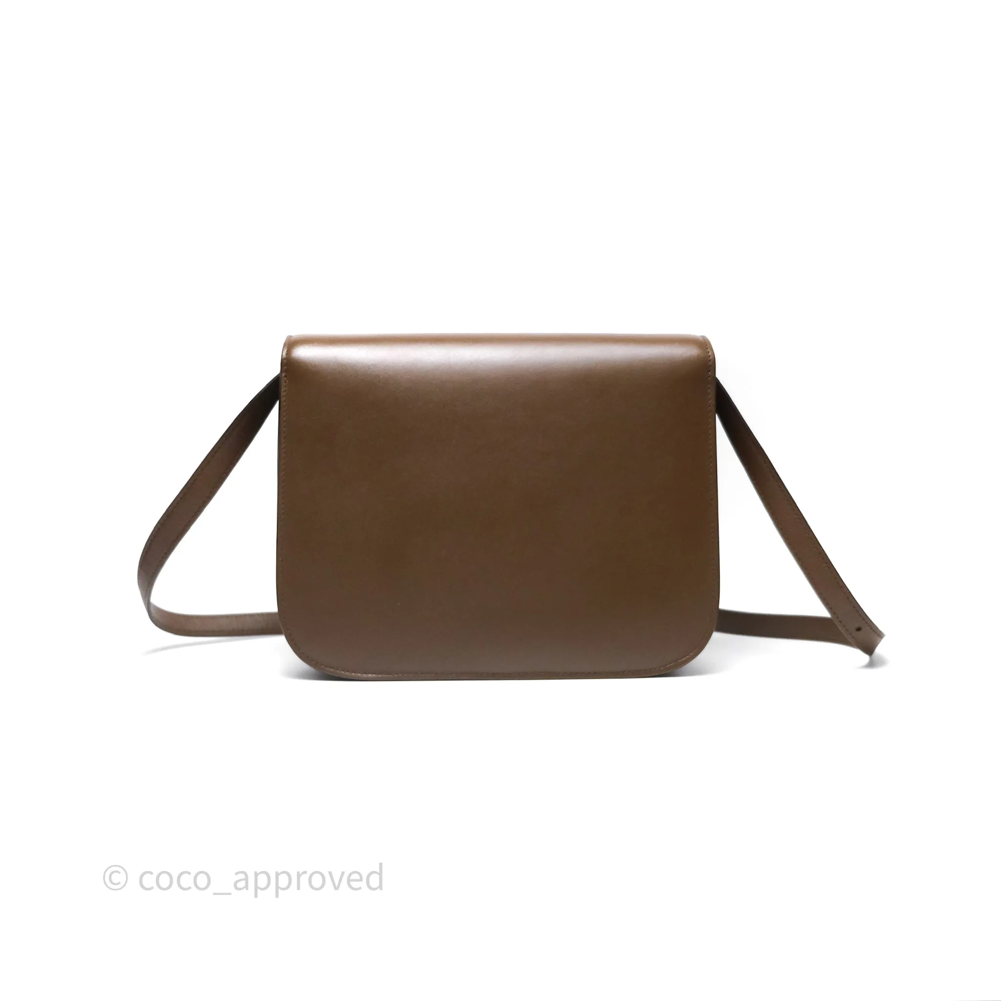Celine Medium Classic Box Flap Caramel Calfskin