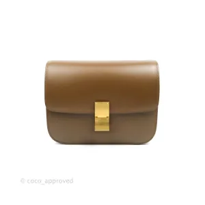 Celine Medium Classic Box Flap Caramel Calfskin