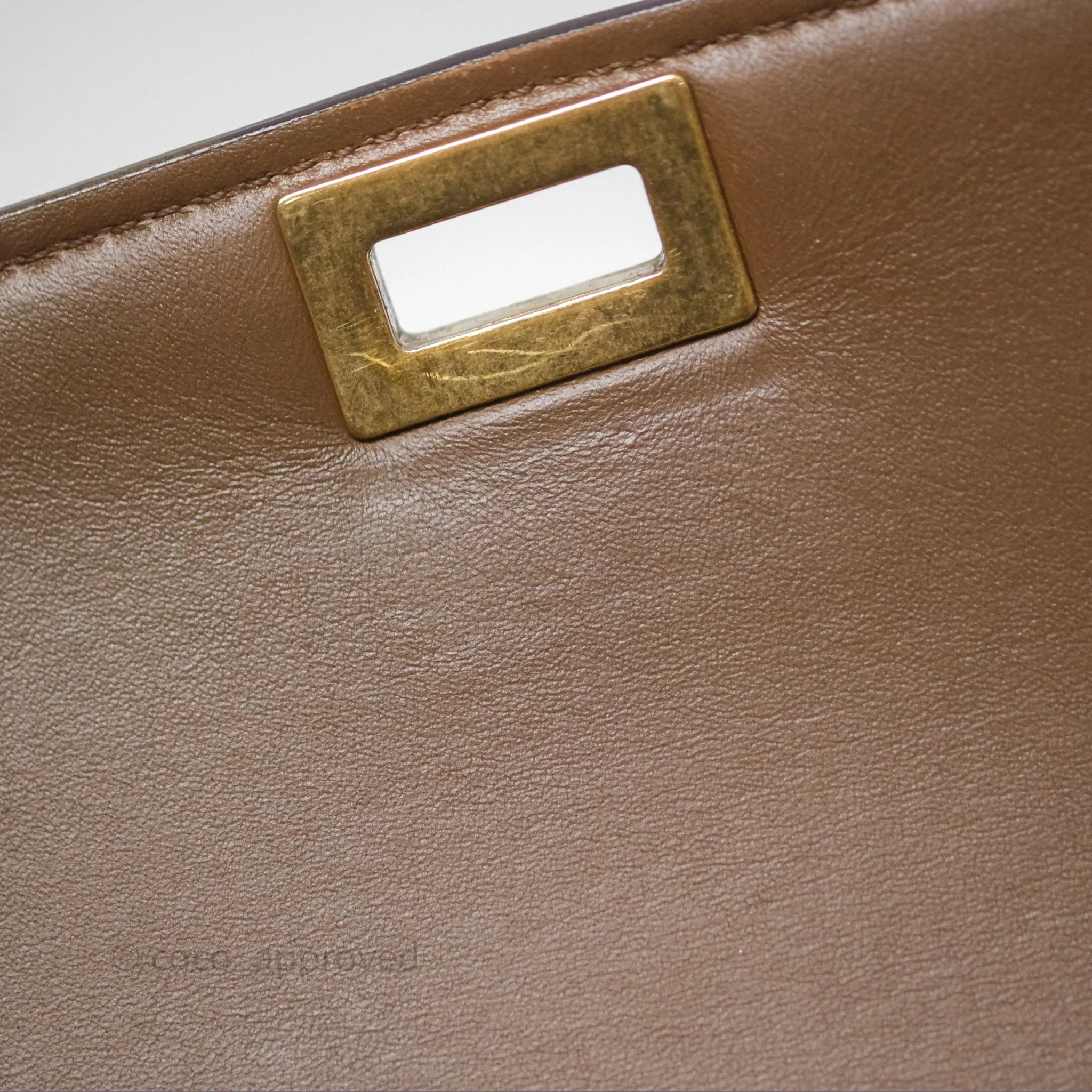 Celine Medium Classic Box Flap Caramel Calfskin