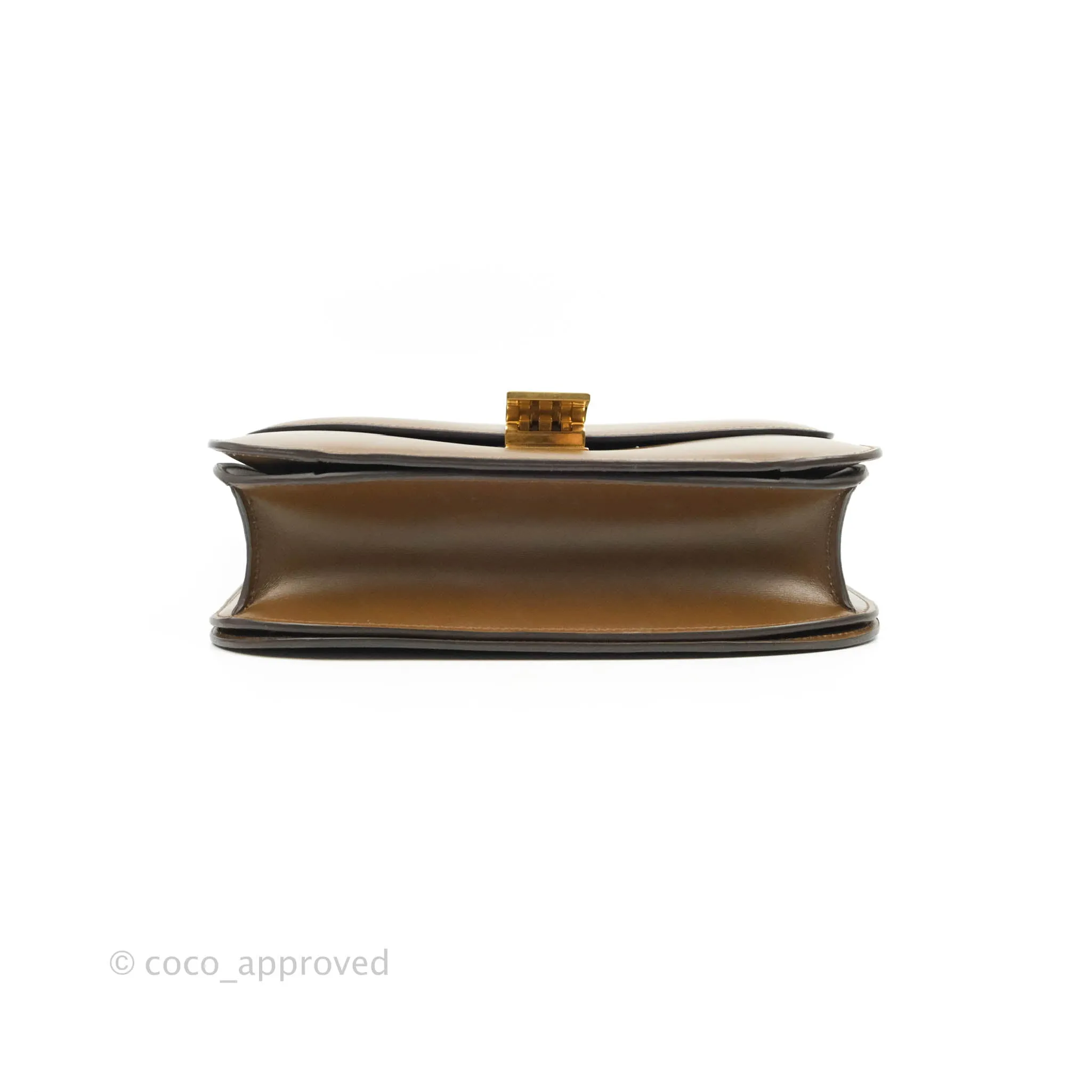 Celine Medium Classic Box Flap Caramel Calfskin