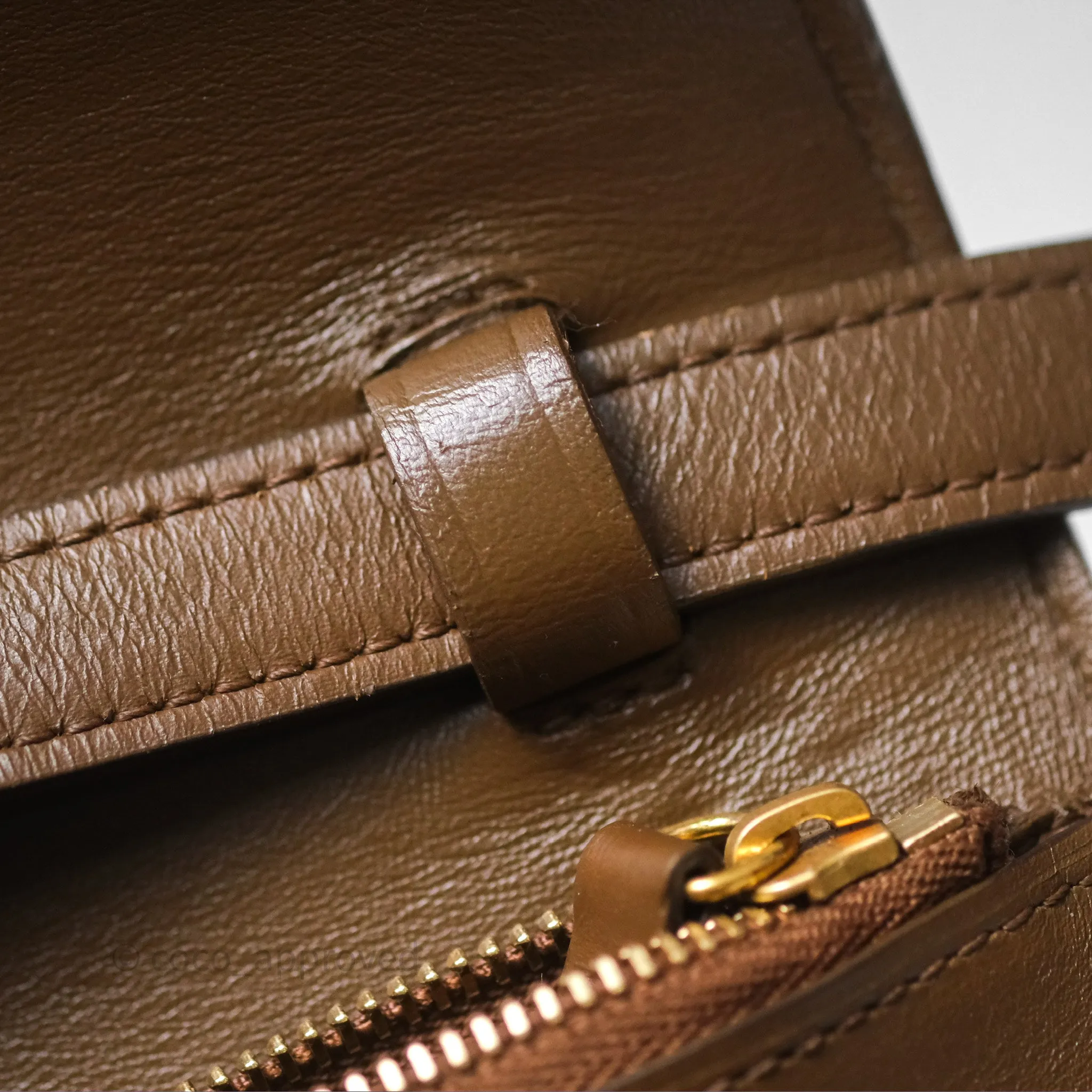 Celine Medium Classic Box Flap Caramel Calfskin