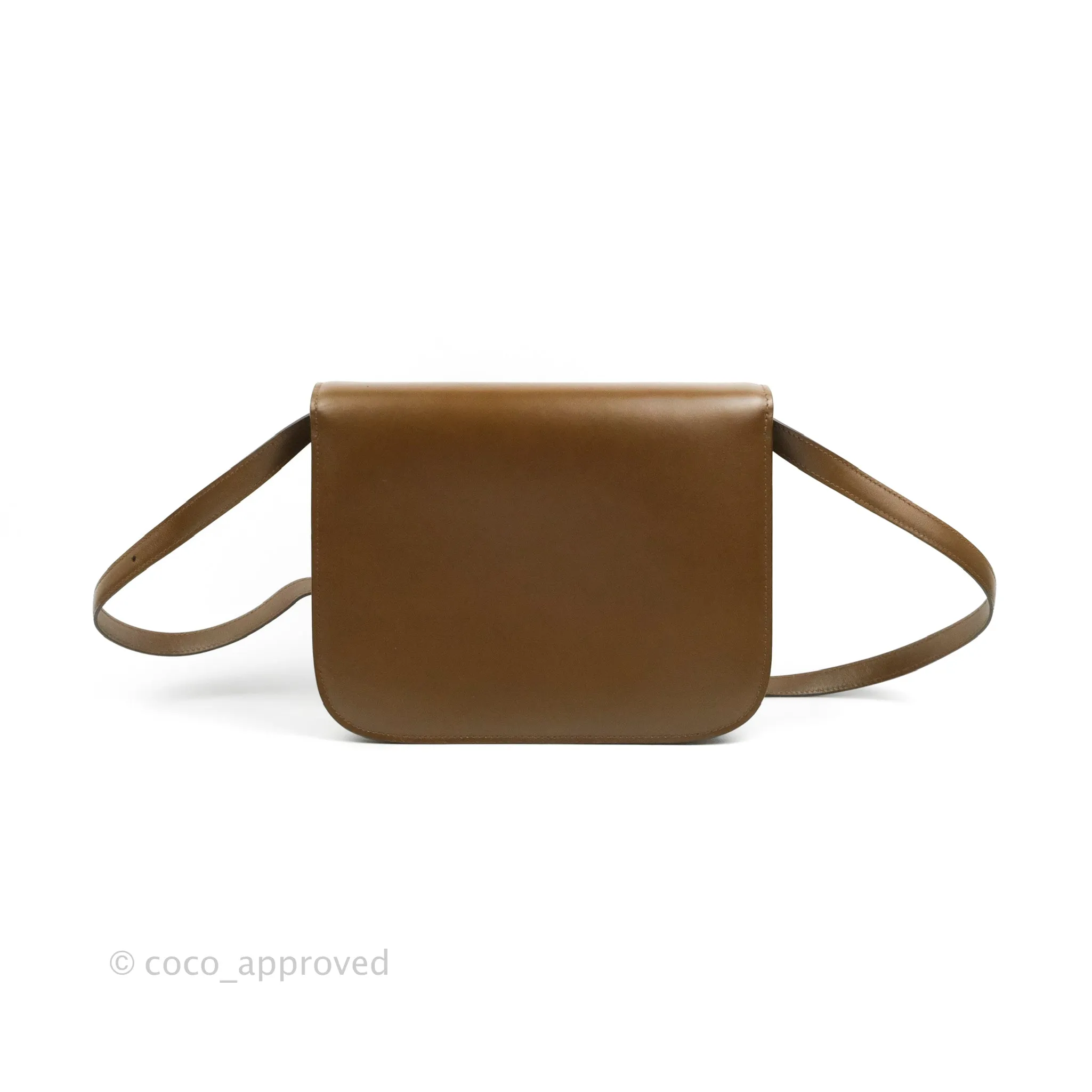 Celine Medium Classic Box Flap Caramel Calfskin