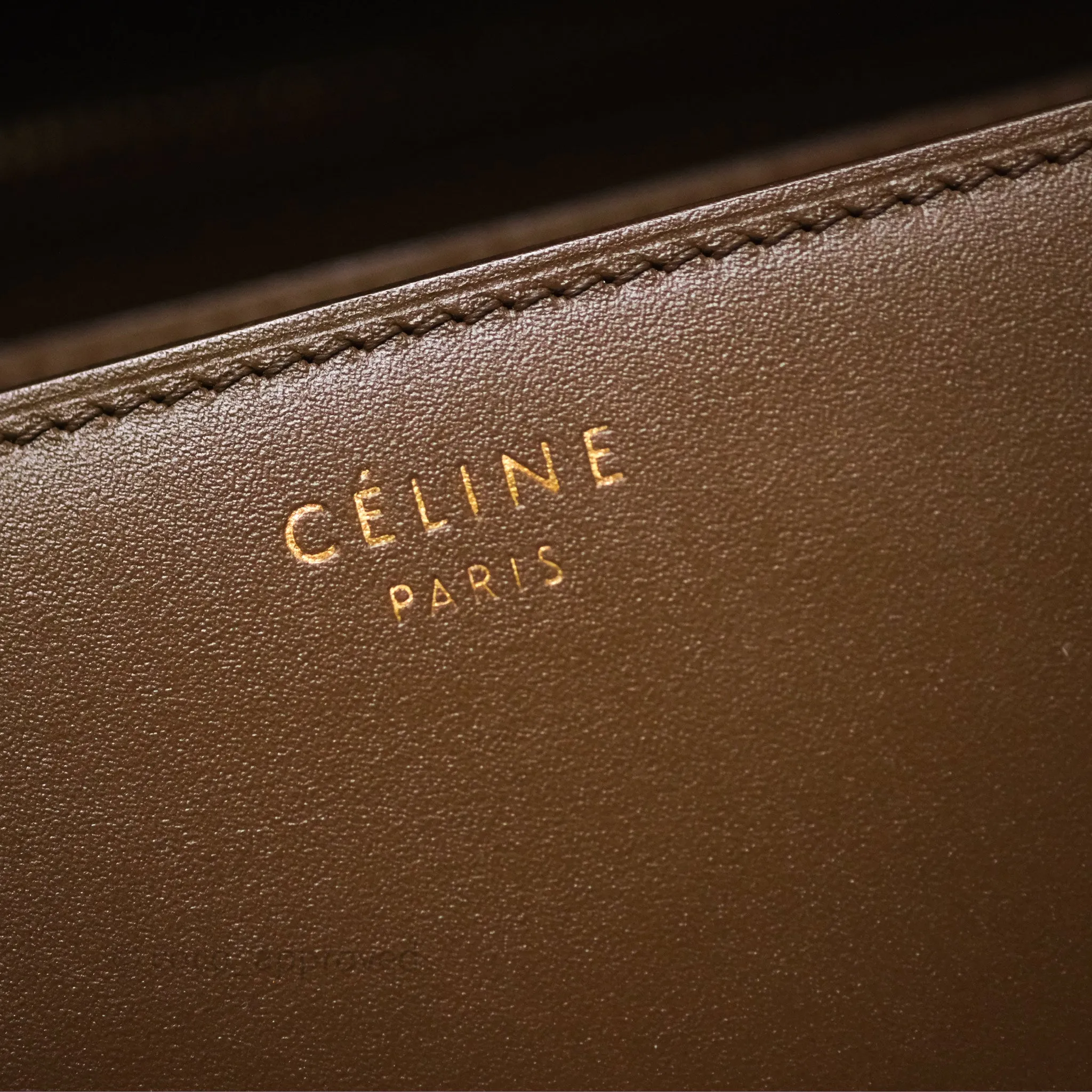 Celine Medium Classic Box Flap Caramel Calfskin