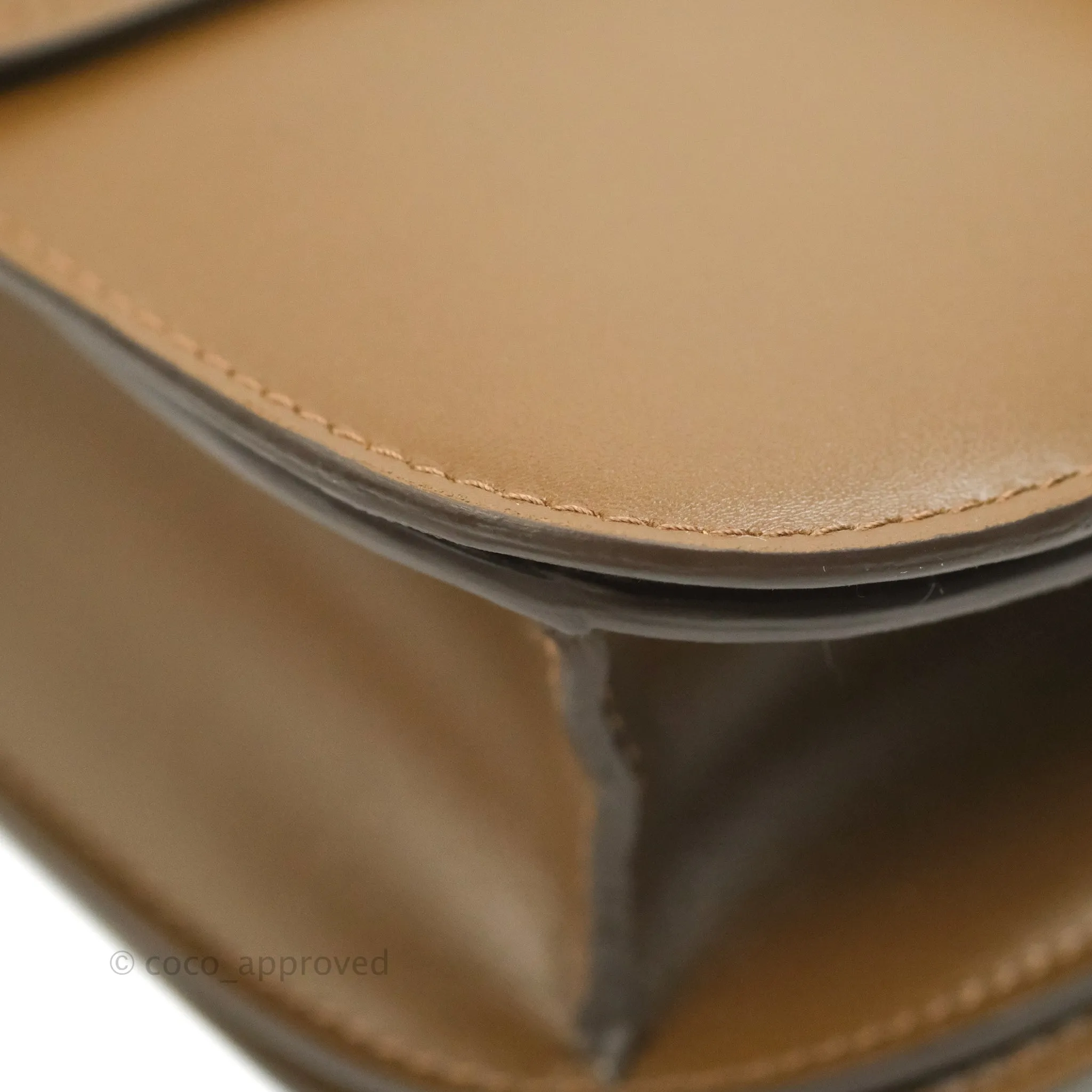 Celine Medium Classic Box Flap Caramel Calfskin