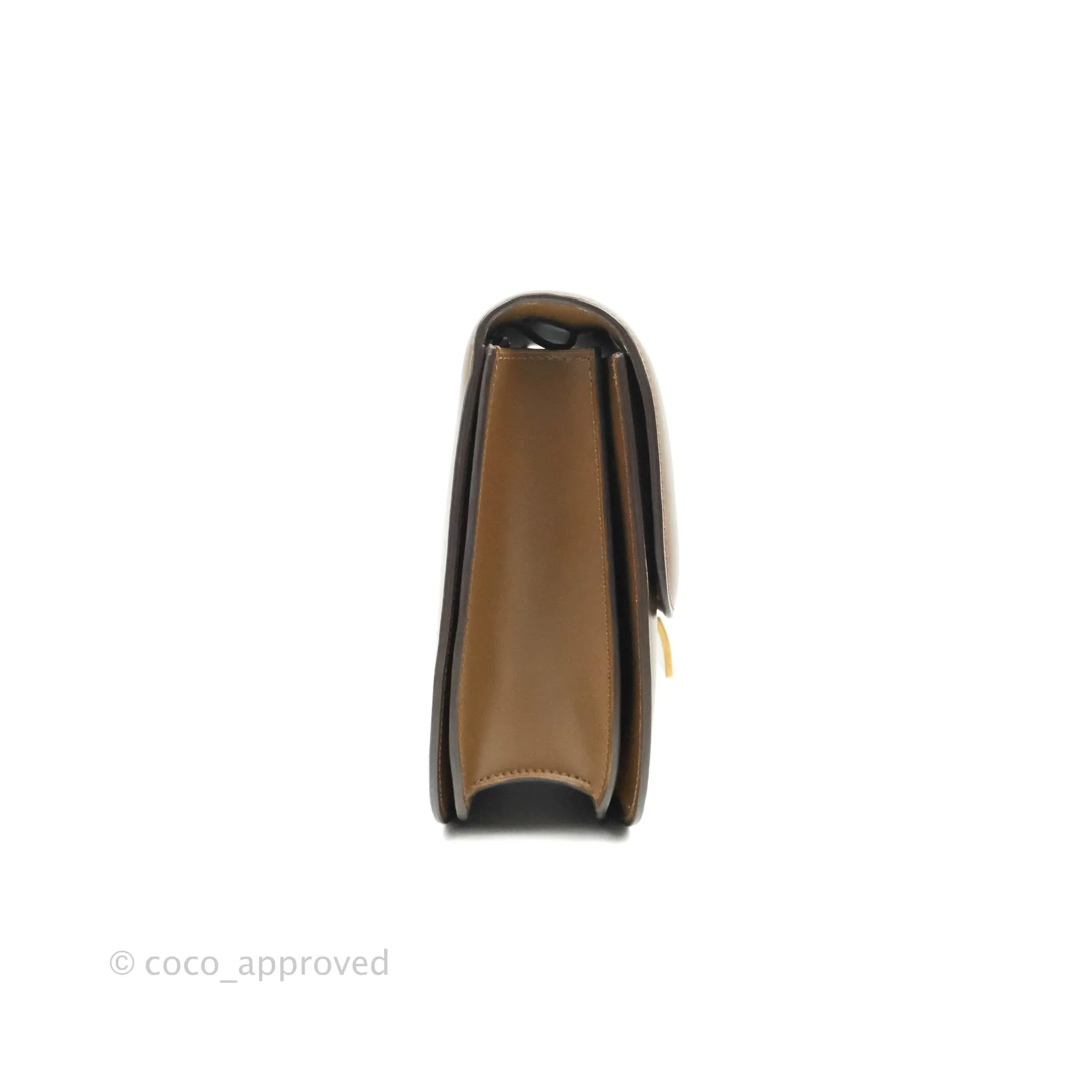Celine Medium Classic Box Flap Caramel Calfskin