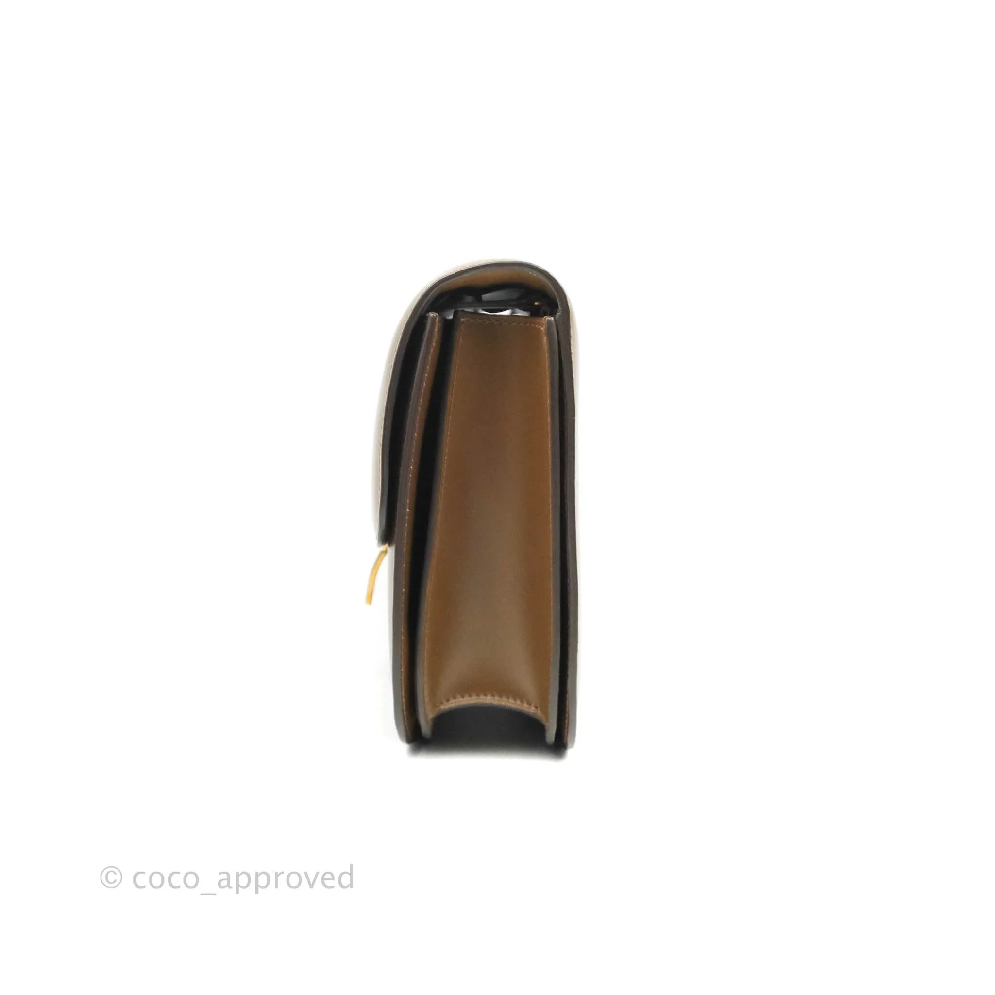 Celine Medium Classic Box Flap Caramel Calfskin