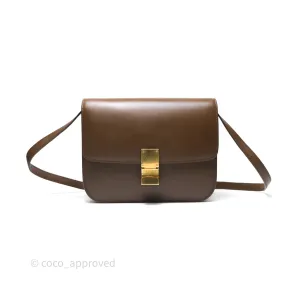 Celine Medium Classic Box Flap Caramel Calfskin