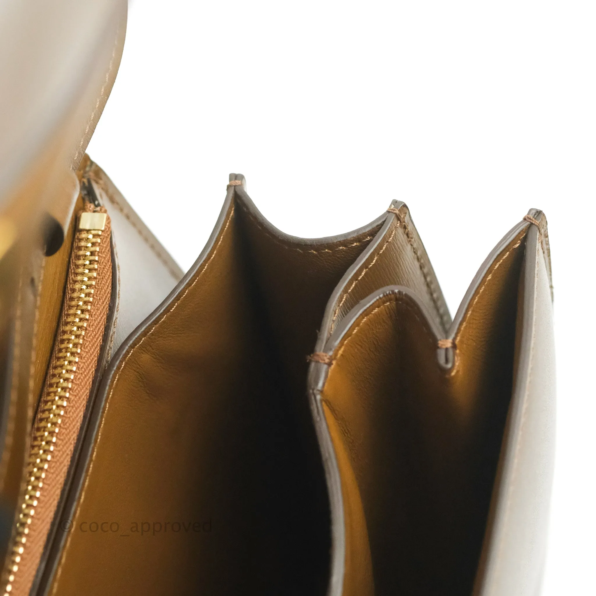 Celine Medium Classic Box Flap Caramel Calfskin