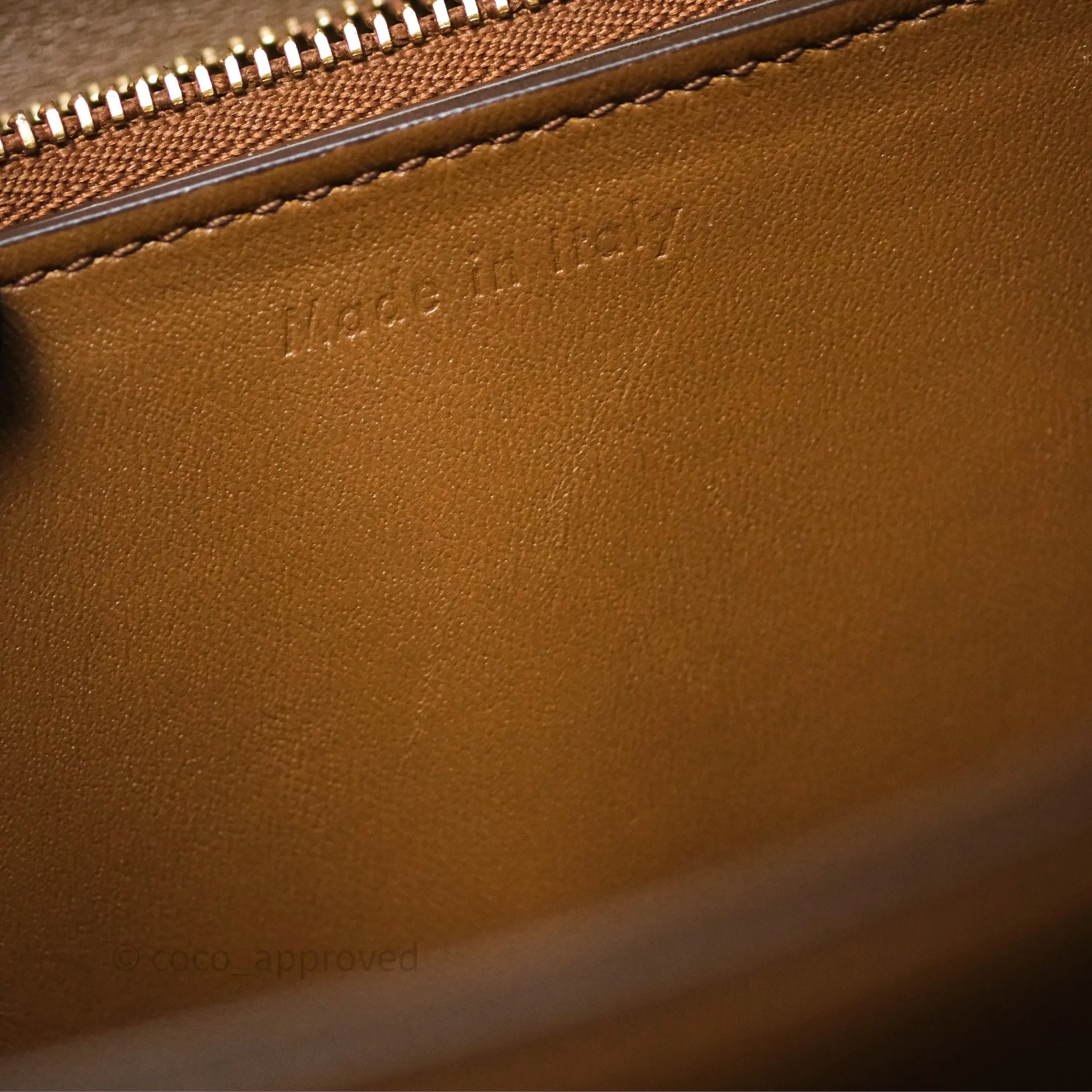 Celine Medium Classic Box Flap Caramel Calfskin