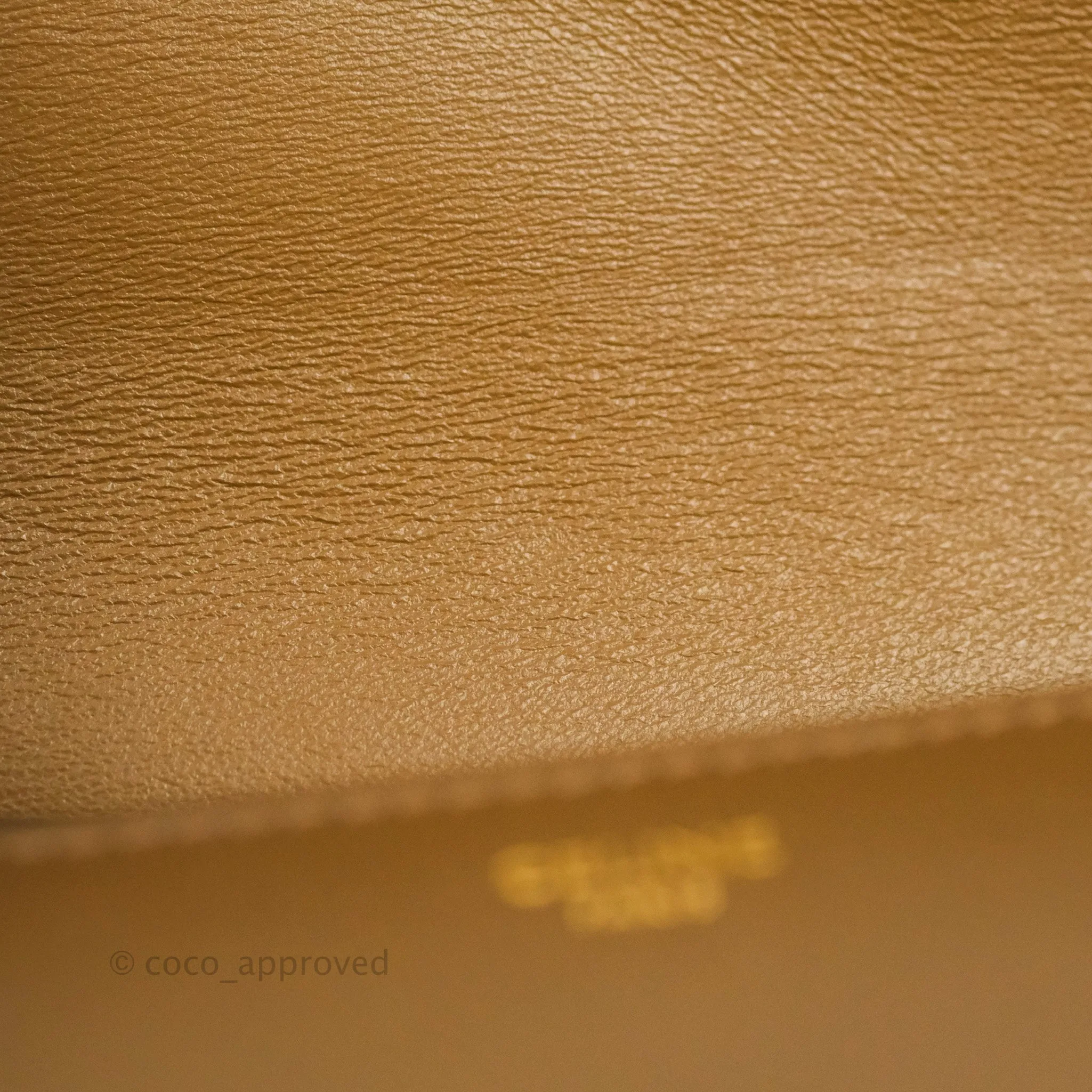 Celine Medium Classic Box Flap Caramel Calfskin