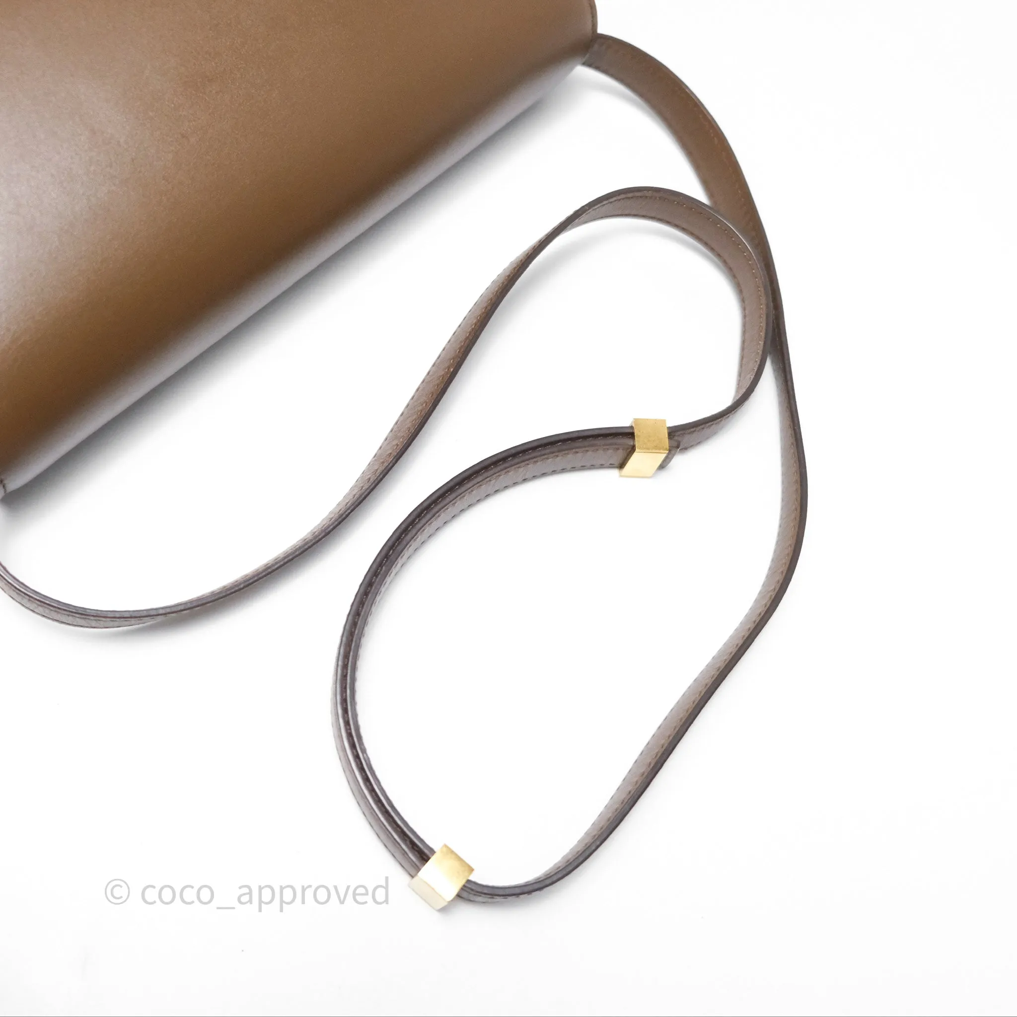 Celine Medium Classic Box Flap Caramel Calfskin