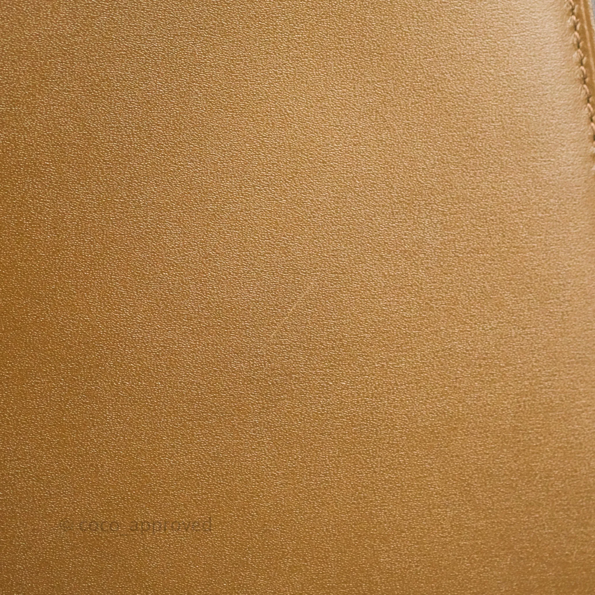 Celine Medium Classic Box Flap Caramel Smooth Calfskin