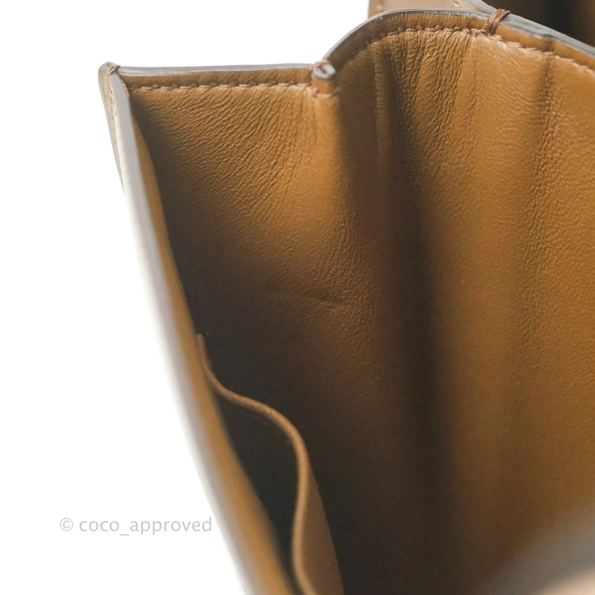 Celine Medium Classic Box Flap Caramel Smooth Calfskin