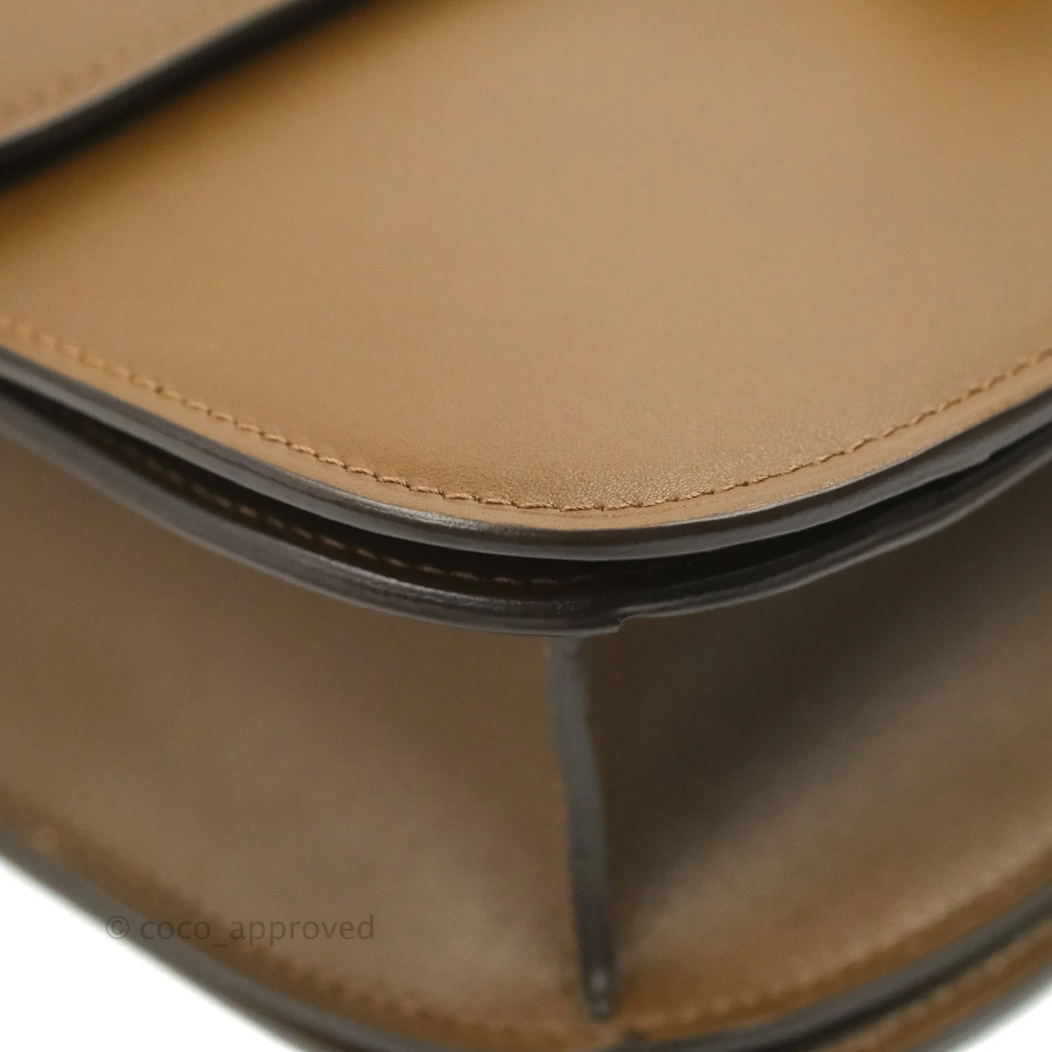 Celine Medium Classic Box Flap Caramel Smooth Calfskin