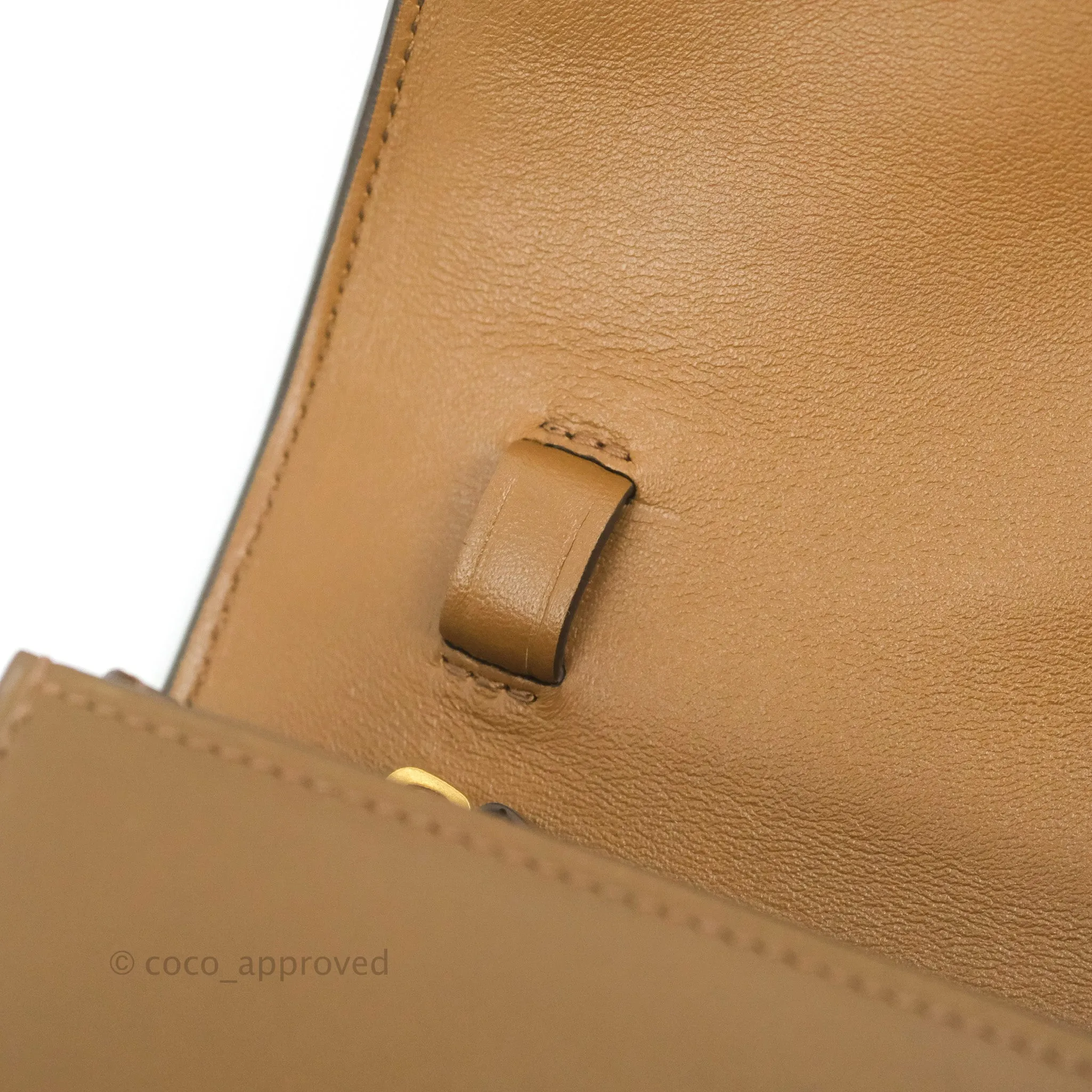 Celine Medium Classic Box Flap Caramel Smooth Calfskin
