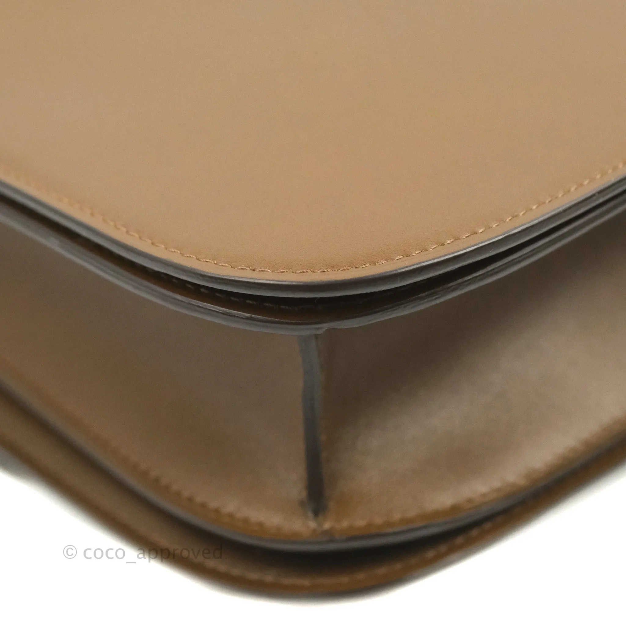 Celine Medium Classic Box Flap Caramel Smooth Calfskin