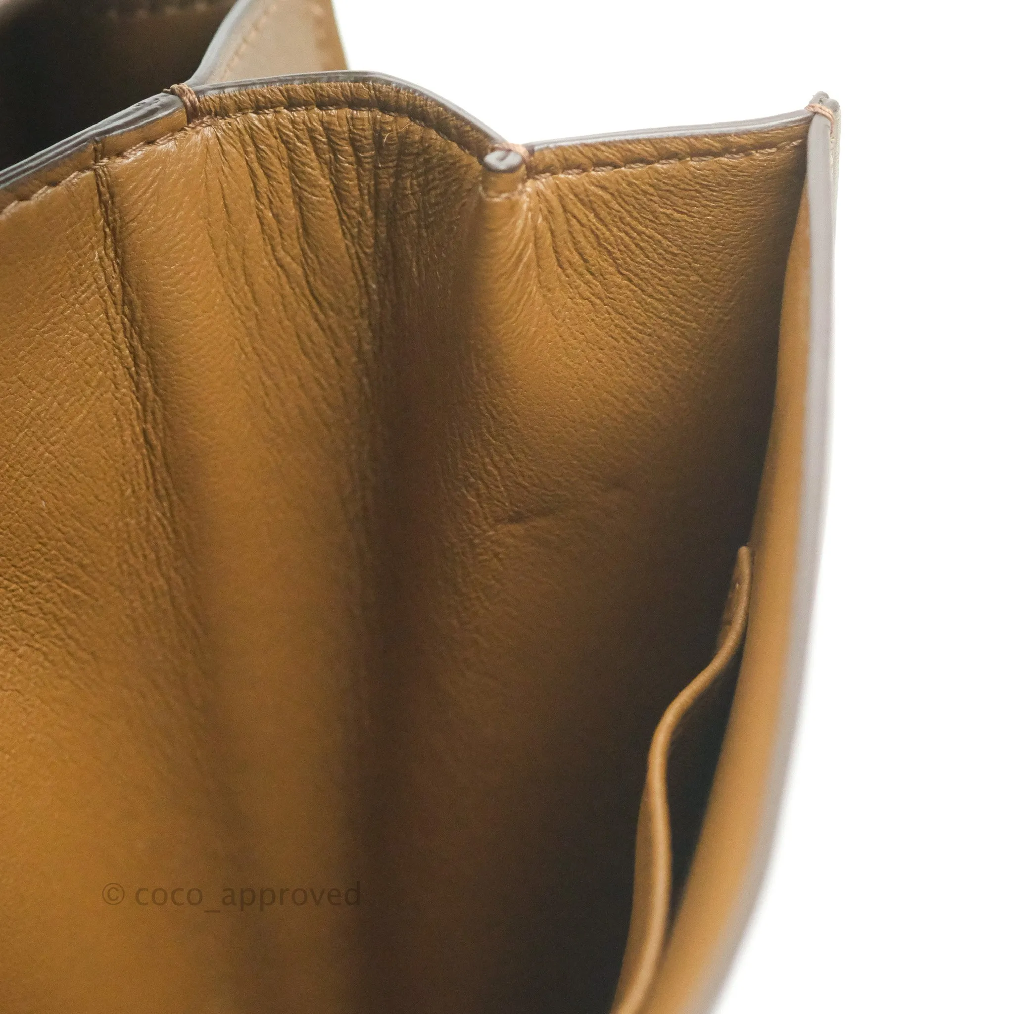 Celine Medium Classic Box Flap Caramel Smooth Calfskin