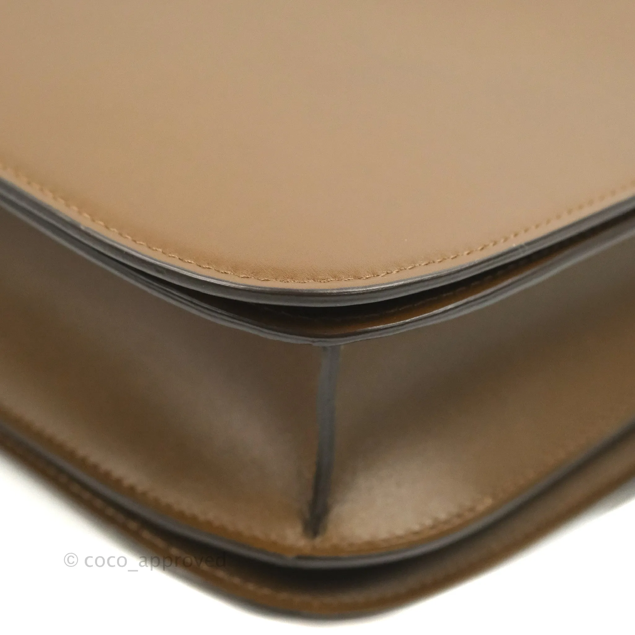Celine Medium Classic Box Flap Caramel Smooth Calfskin
