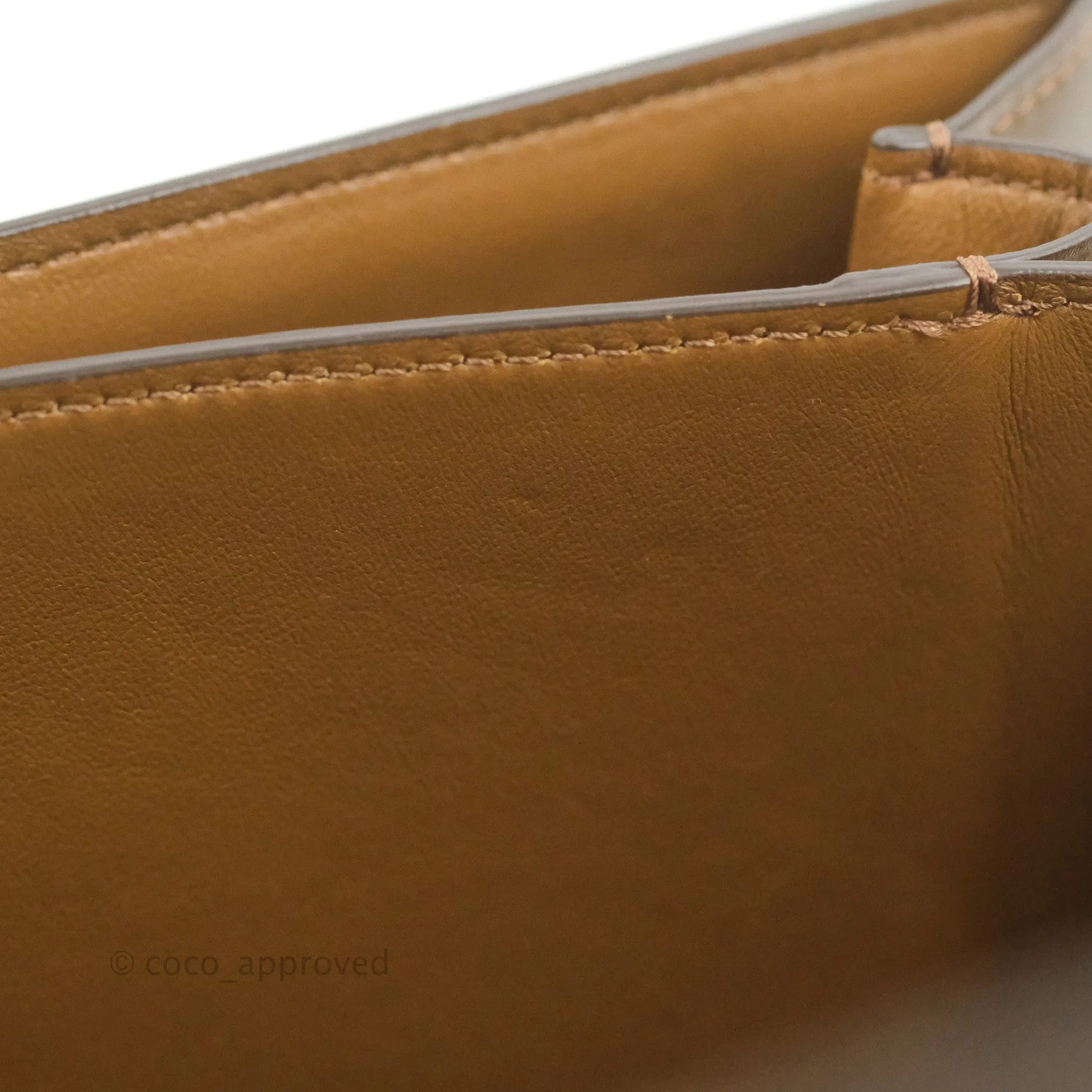Celine Medium Classic Box Flap Caramel Smooth Calfskin