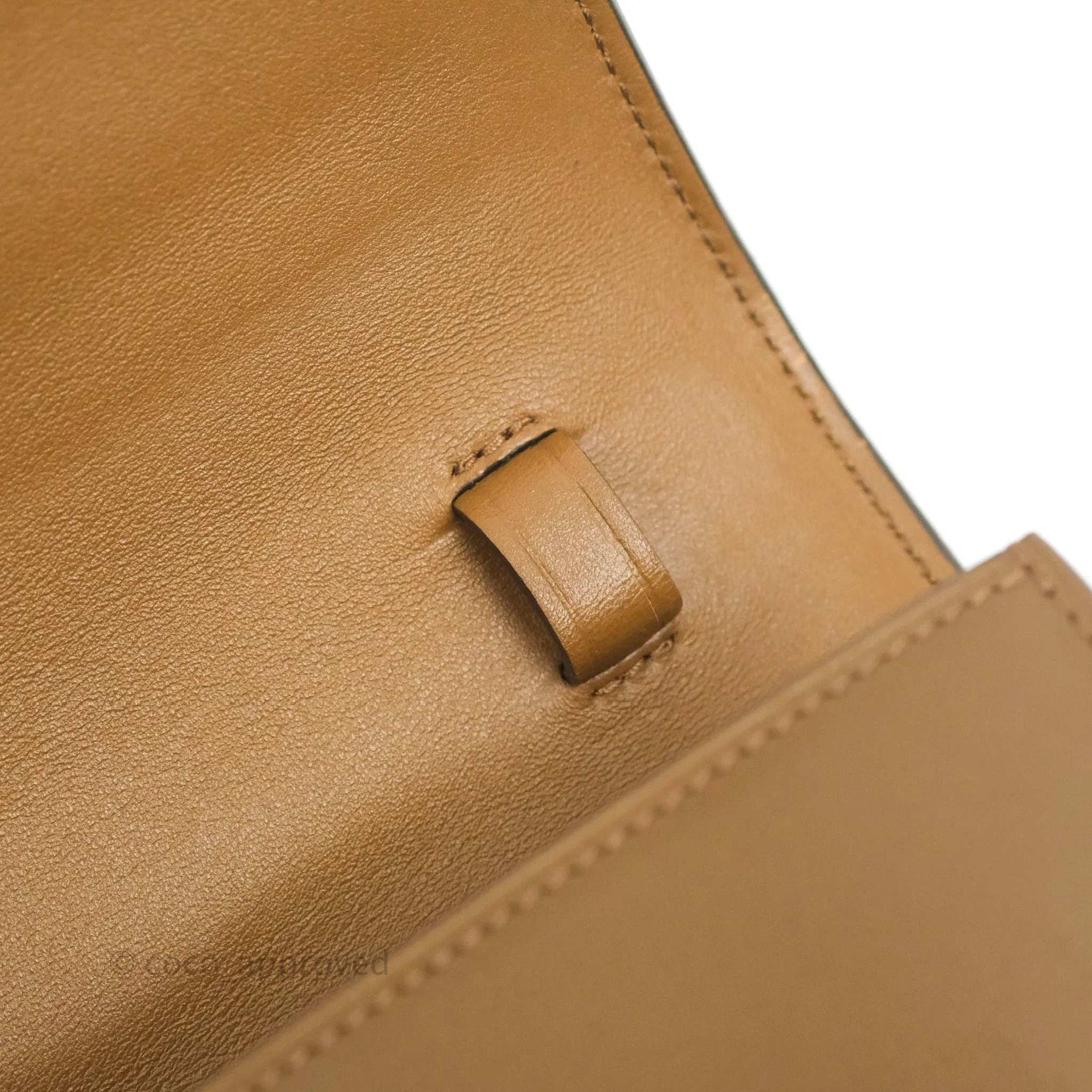 Celine Medium Classic Box Flap Caramel Smooth Calfskin