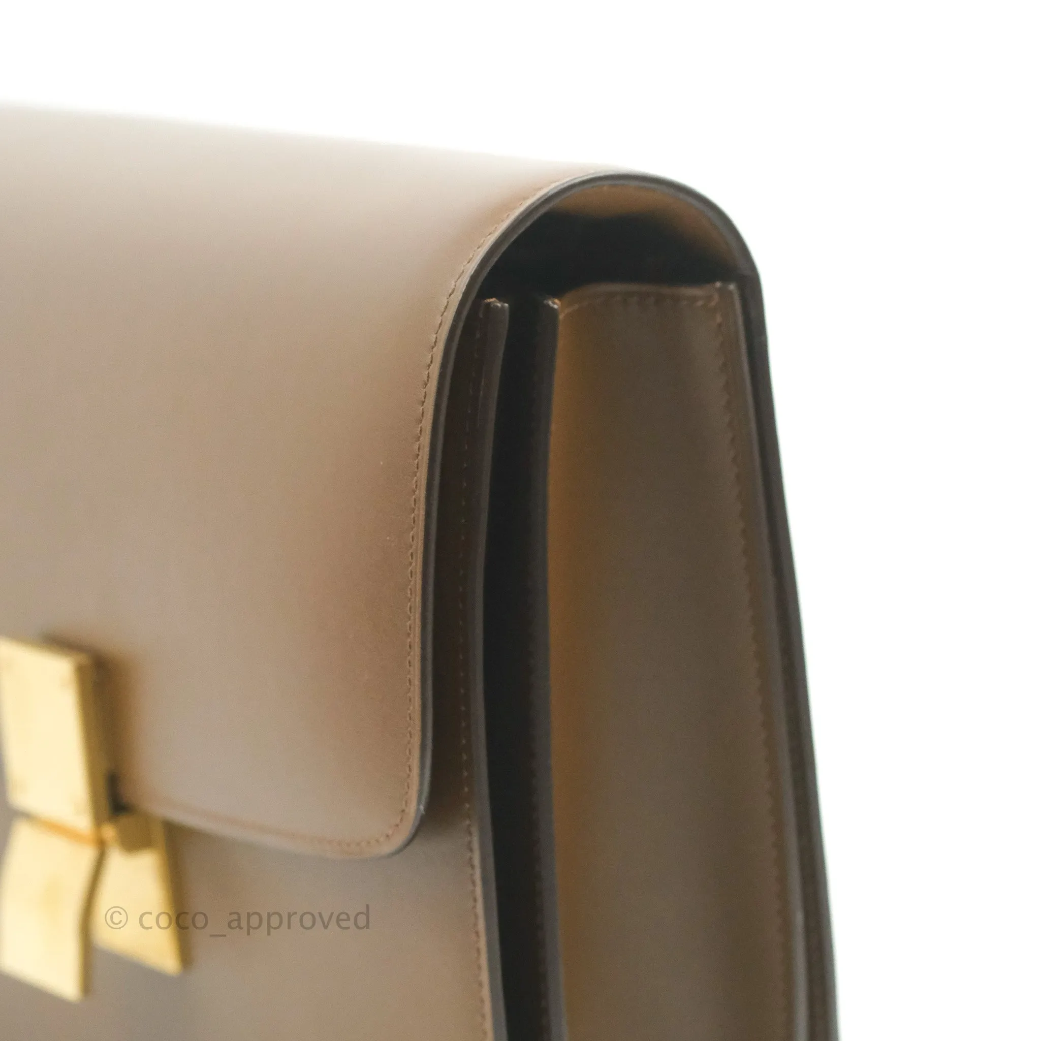 Celine Medium Classic Box Flap Caramel Smooth Calfskin