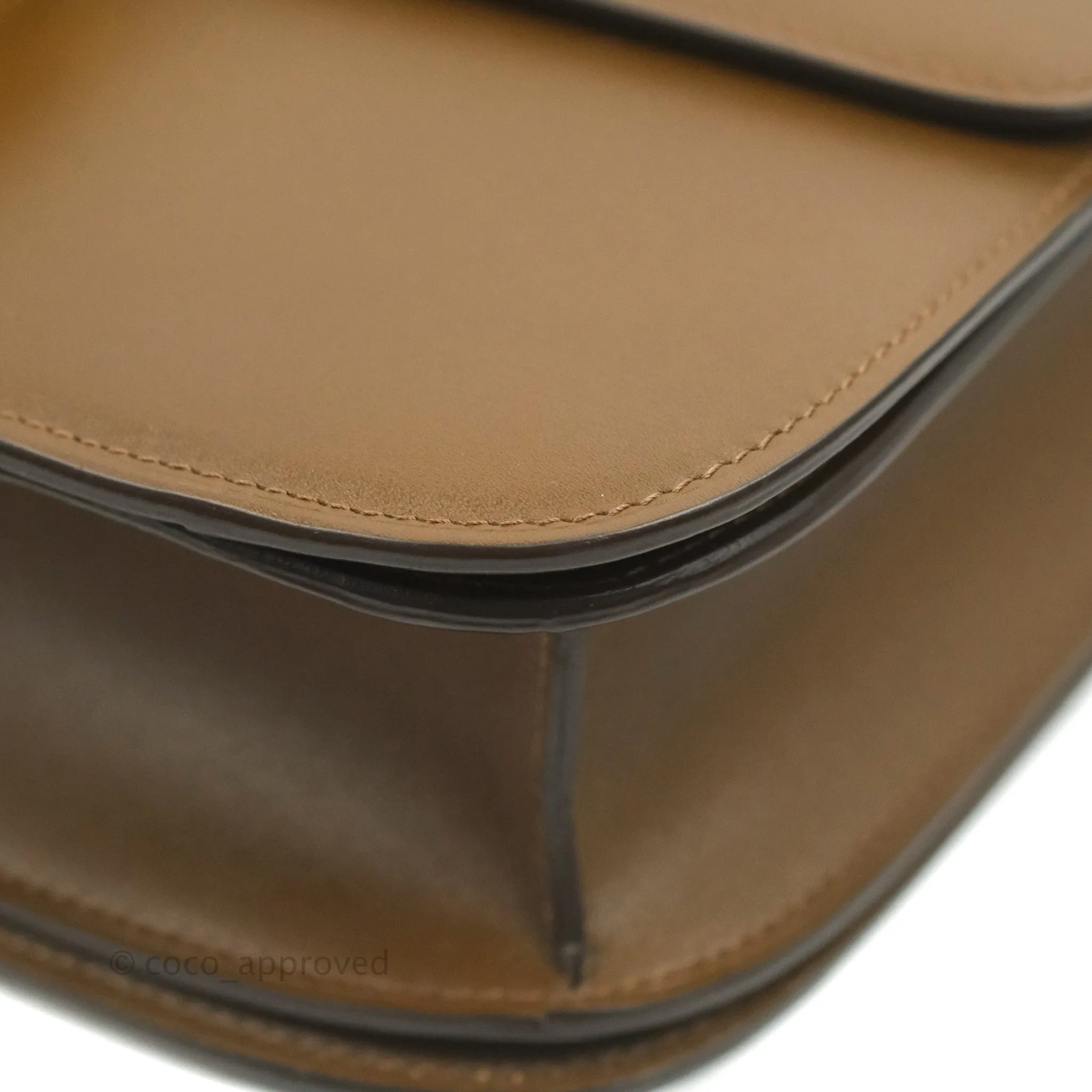 Celine Medium Classic Box Flap Caramel Smooth Calfskin