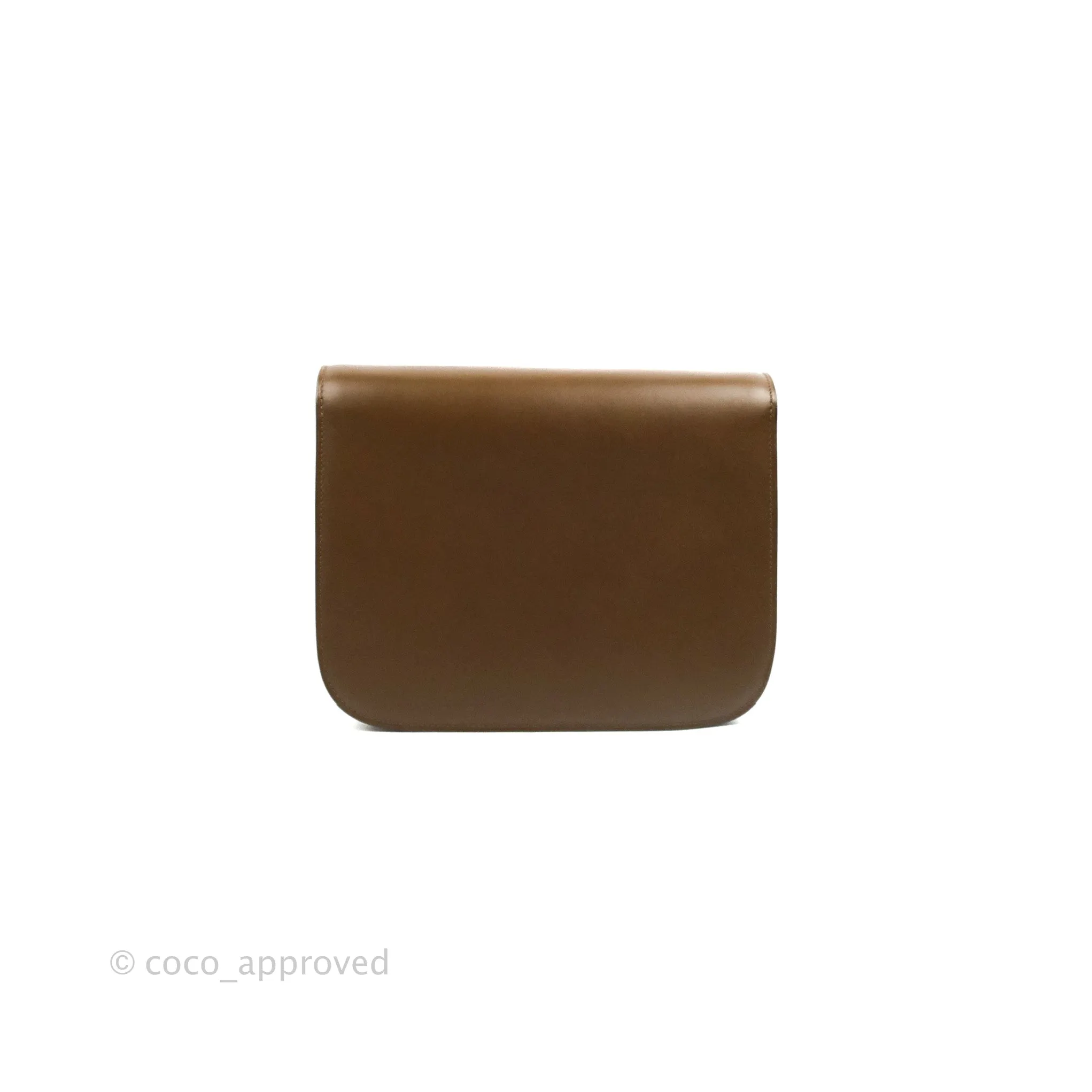 Celine Medium Classic Box Flap Caramel Smooth Calfskin