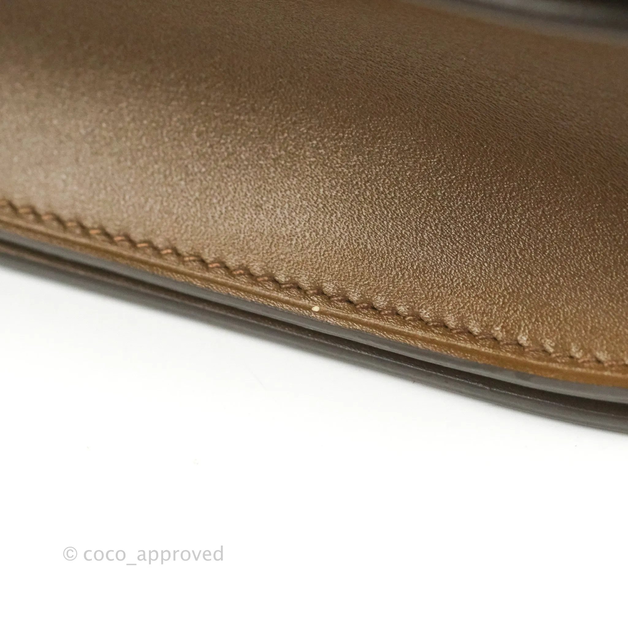 Celine Medium Classic Box Flap Caramel Smooth Calfskin