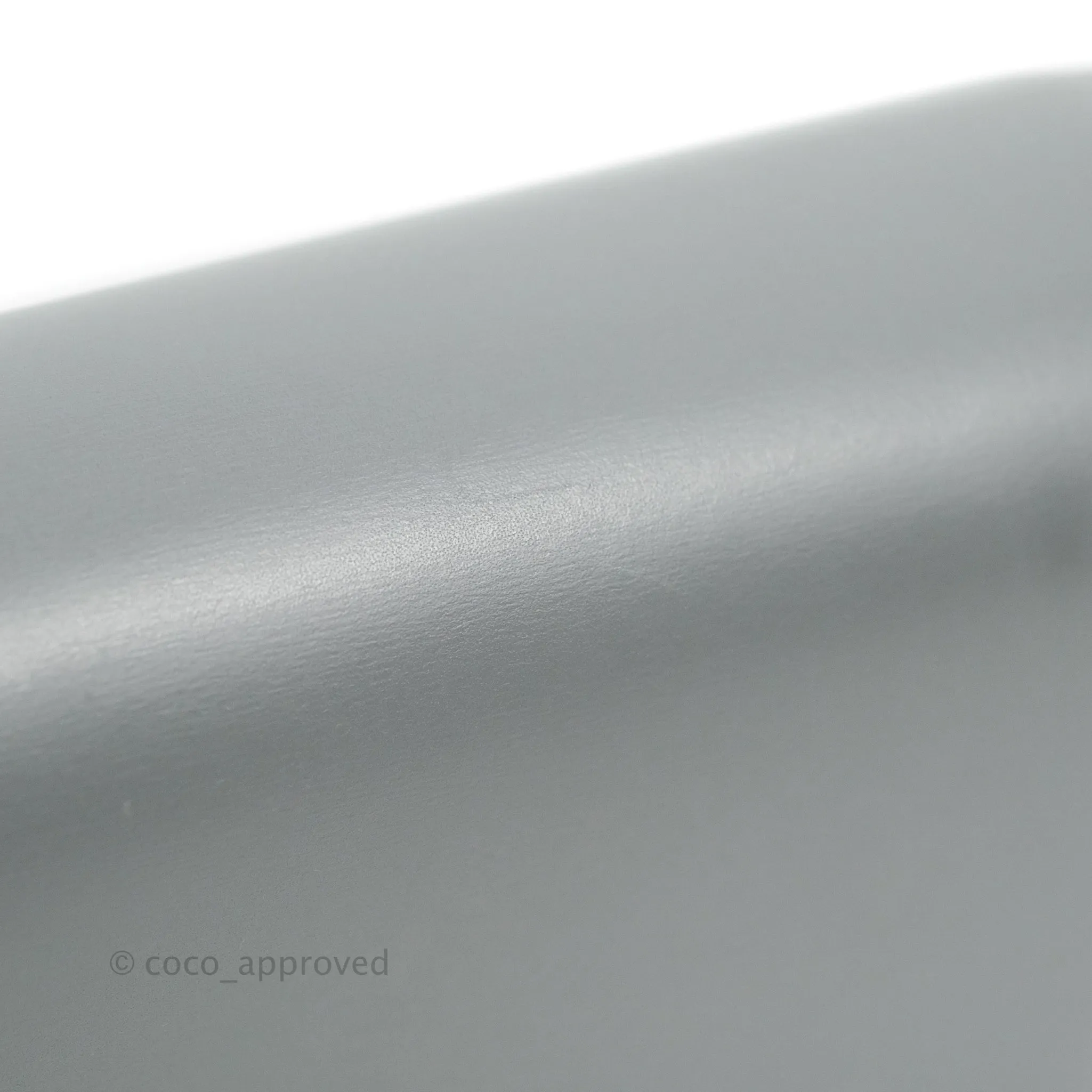 Celine Medium Classic Box Flap Grey Calfskin