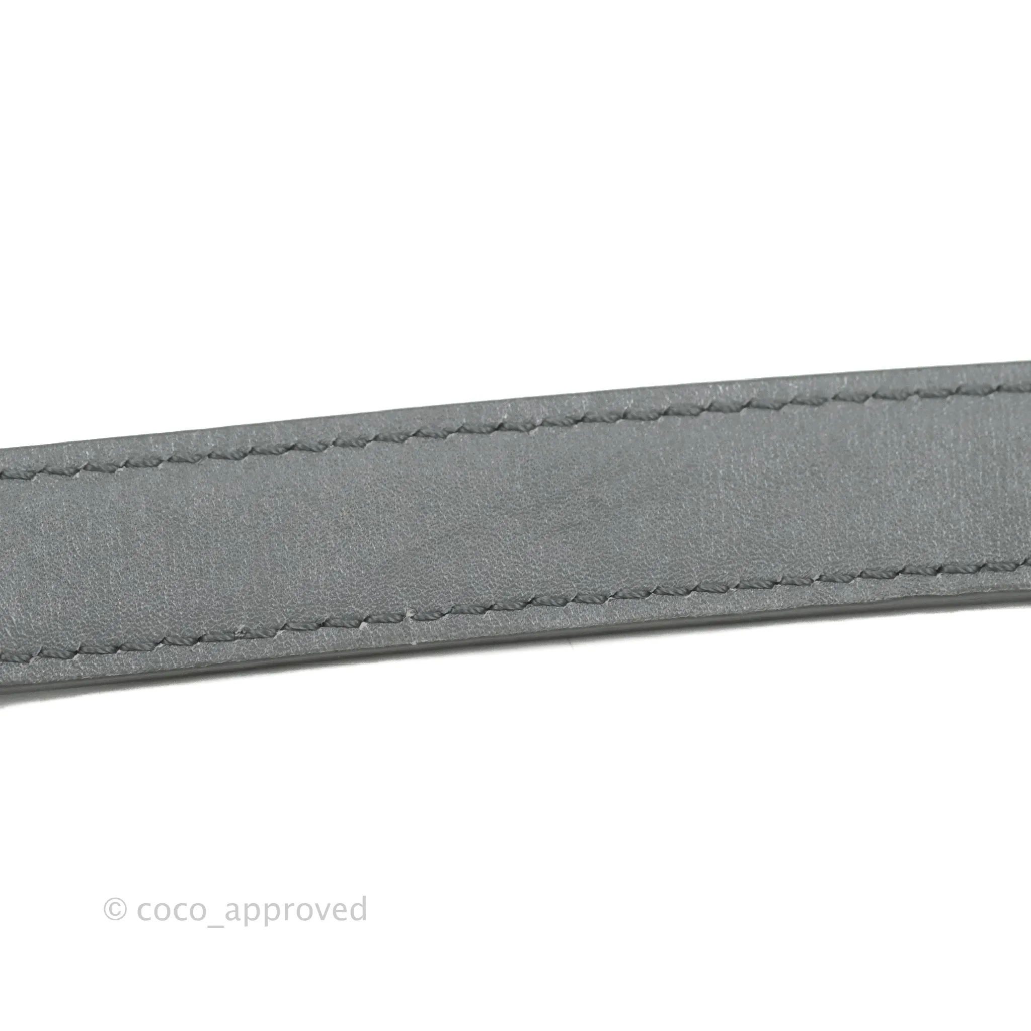 Celine Medium Classic Box Flap Grey Calfskin