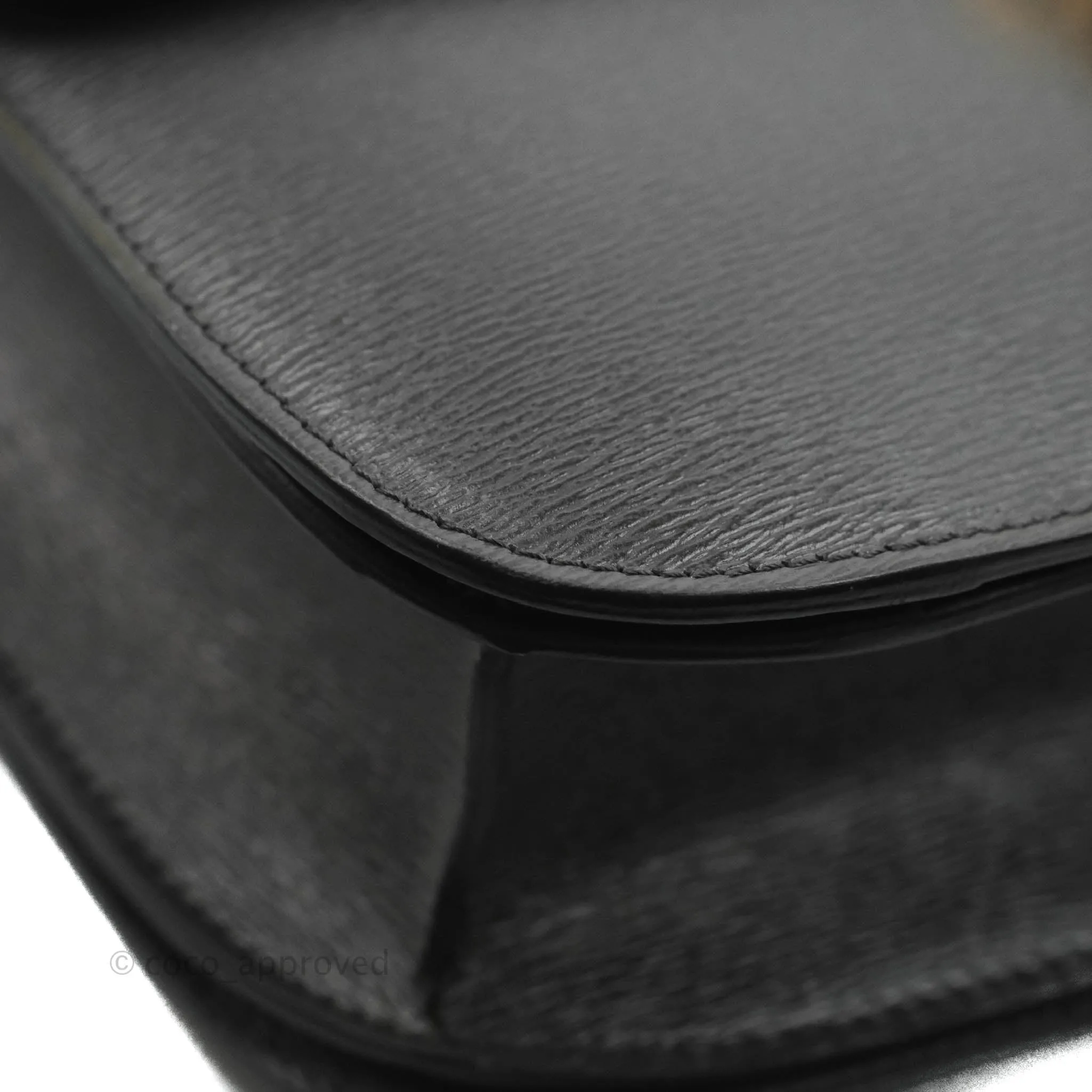 Celine Medium Classic Box Flap Grey Liege Calfskin