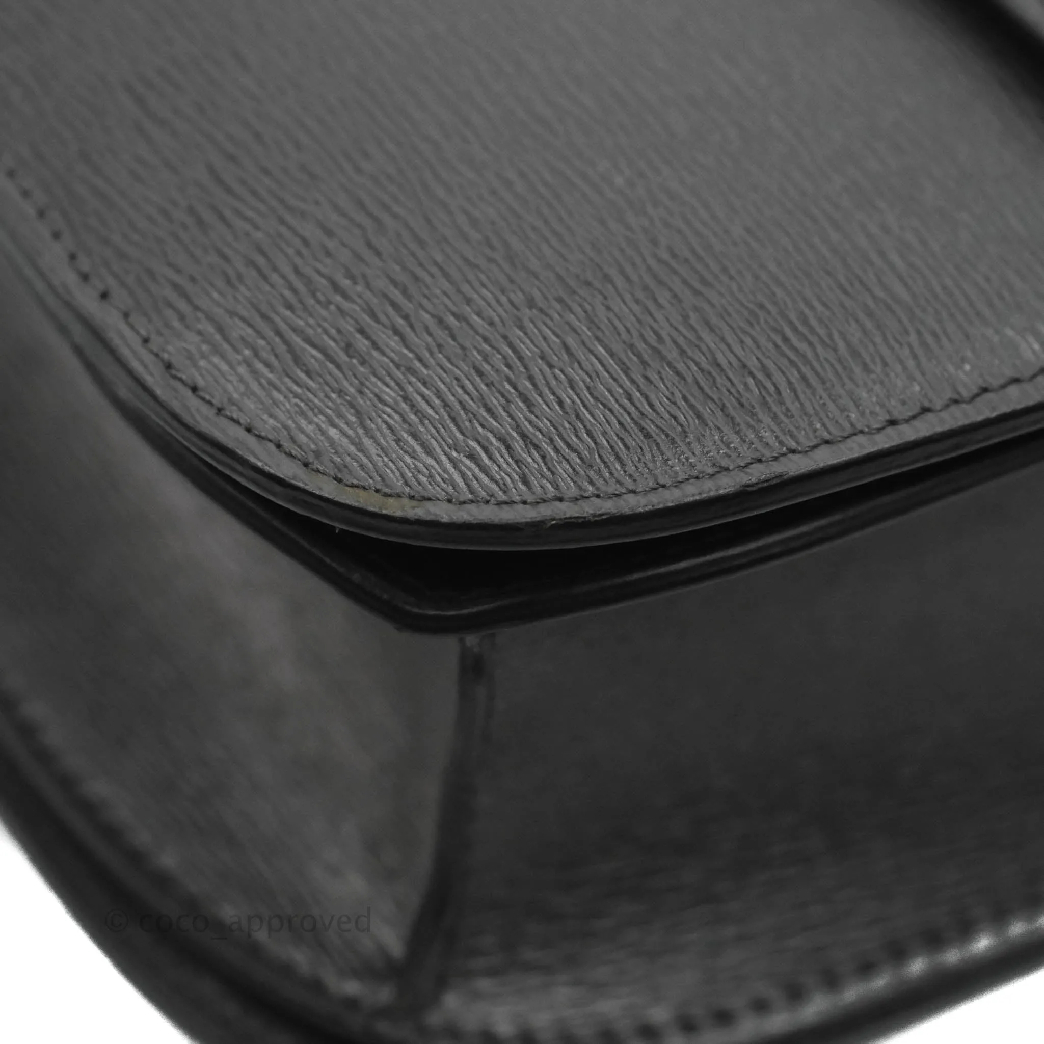 Celine Medium Classic Box Flap Grey Liege Calfskin