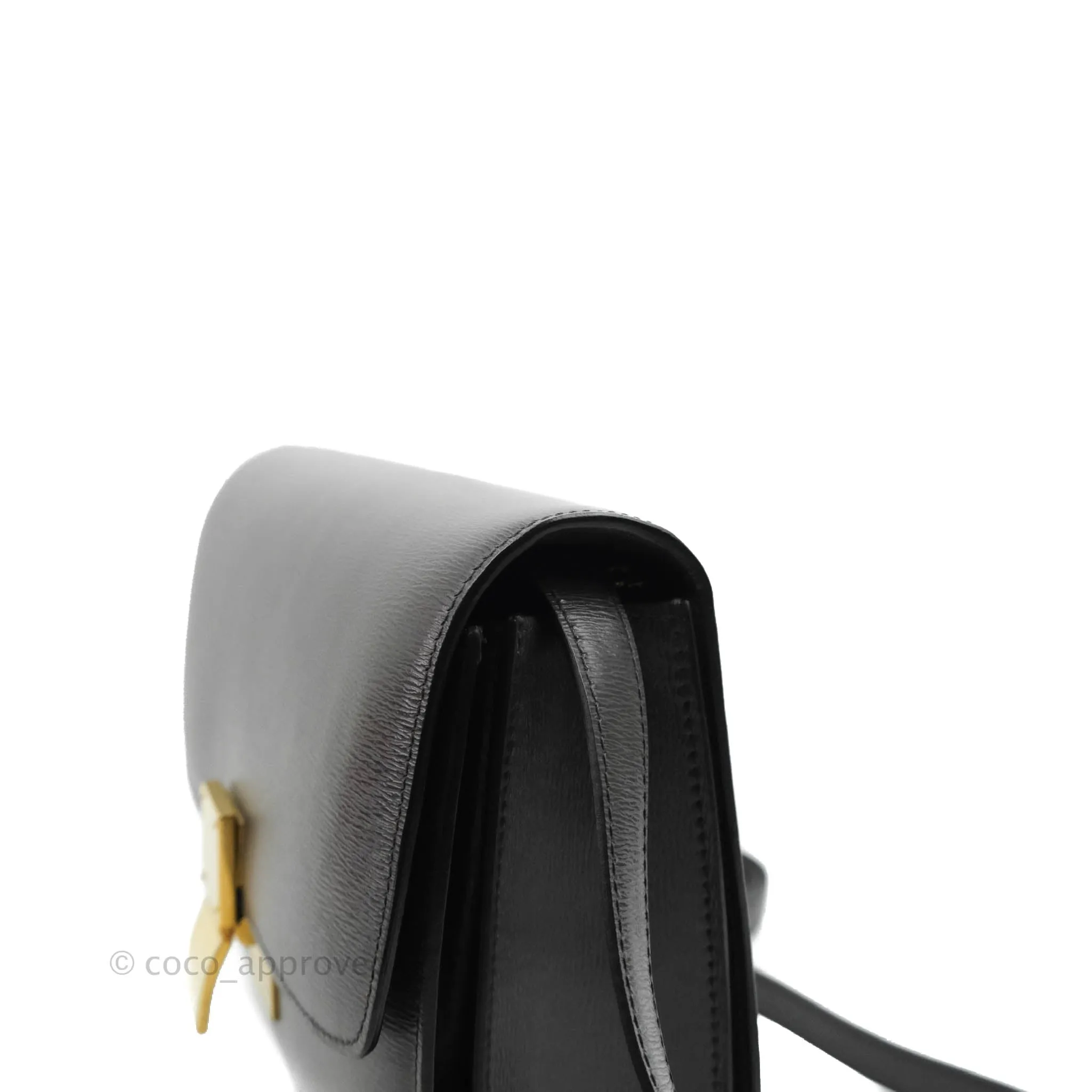 Celine Medium Classic Box Flap Grey Liege Calfskin