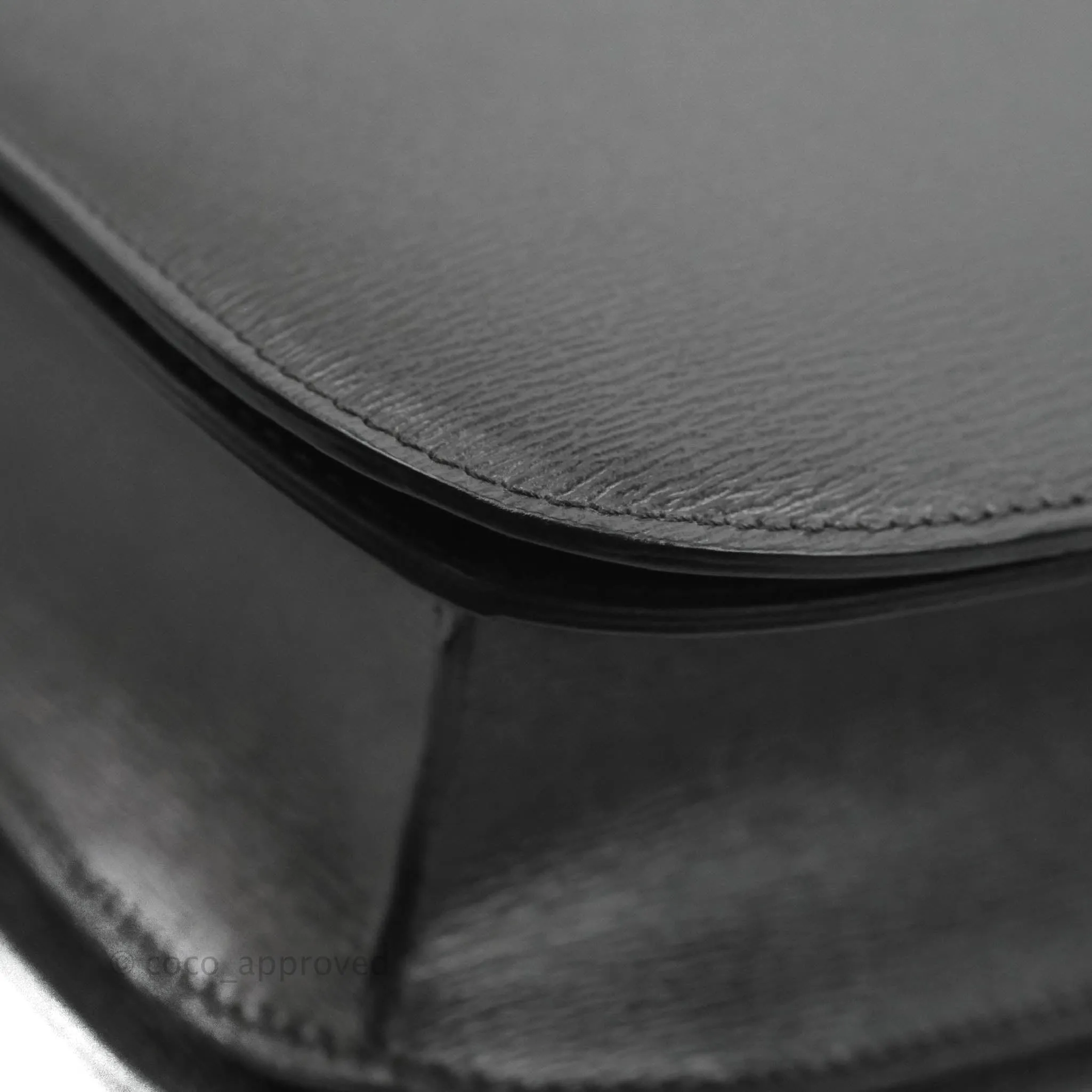 Celine Medium Classic Box Flap Grey Liege Calfskin
