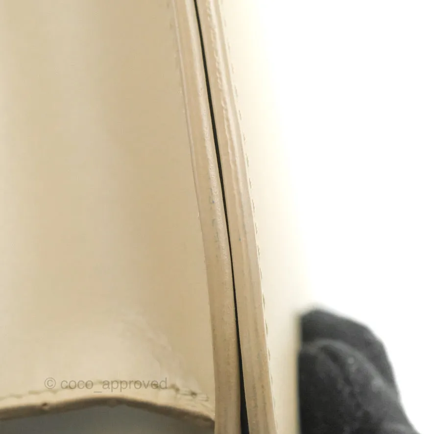 Celine Medium Classic Box Flap Ivory Calfskin