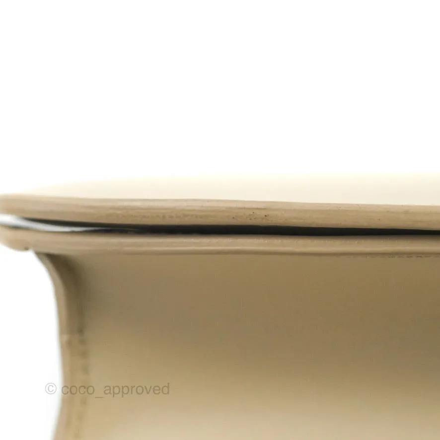 Celine Medium Classic Box Flap Ivory Calfskin
