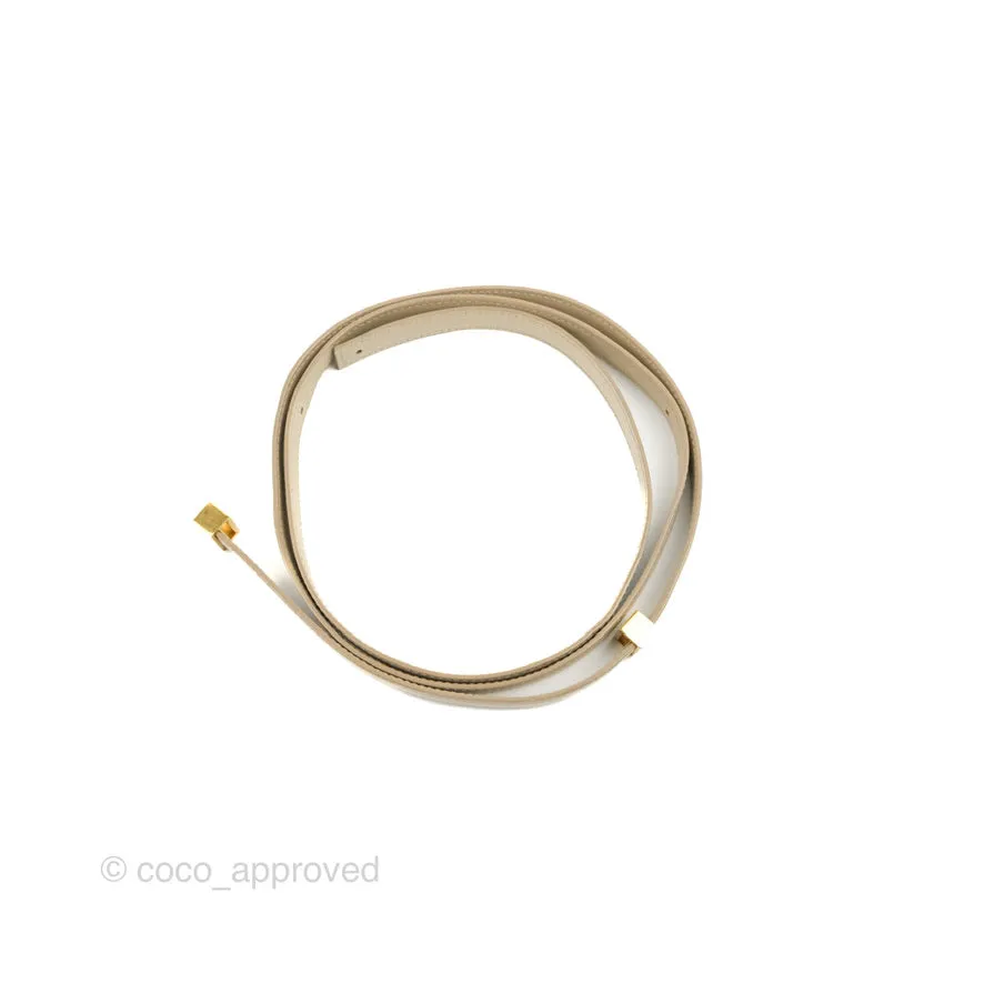 Celine Medium Classic Box Flap Ivory Calfskin
