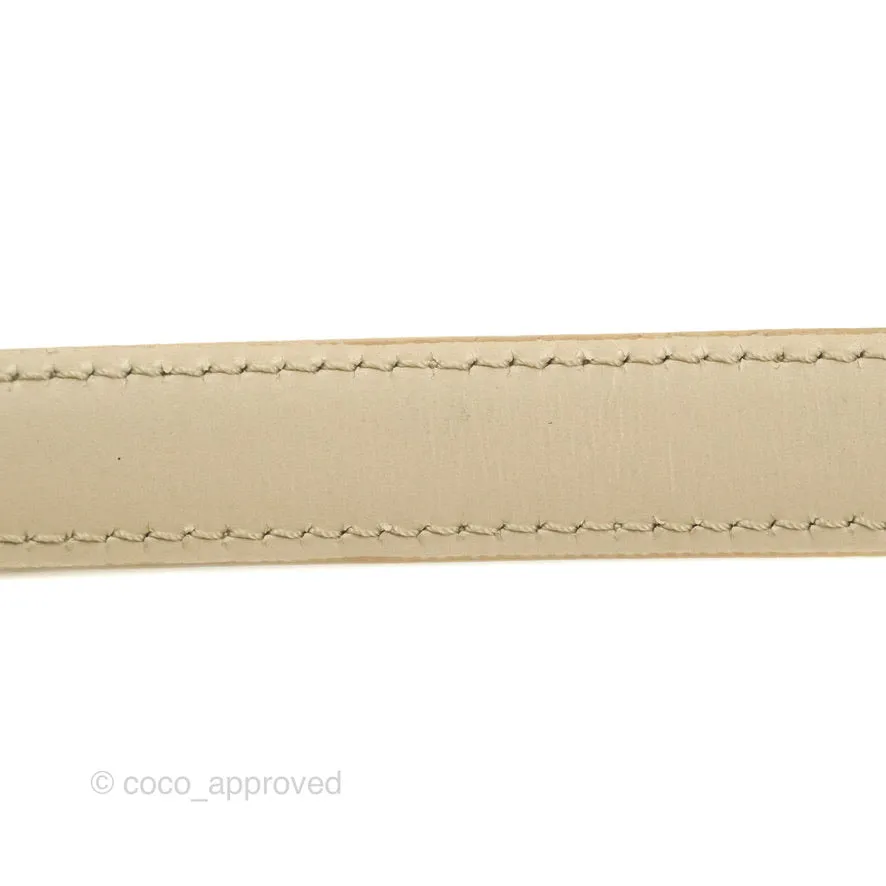 Celine Medium Classic Box Flap Ivory Calfskin