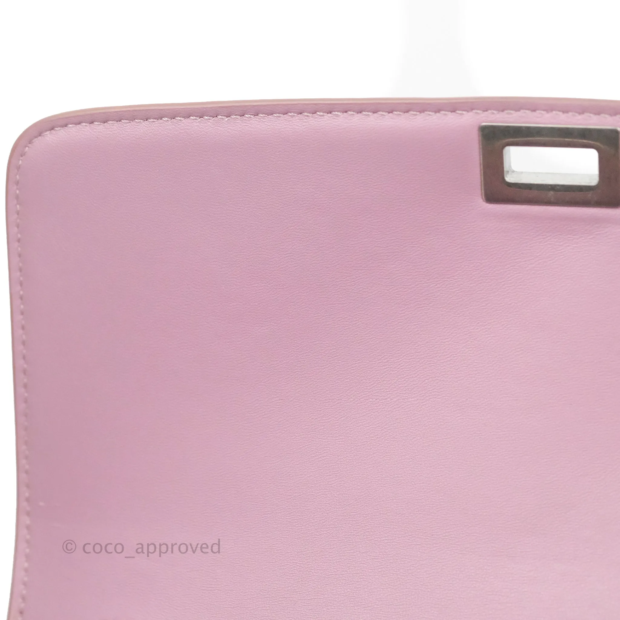Celine Medium Classic Box Flap Lilac Pink Liege Calfskin