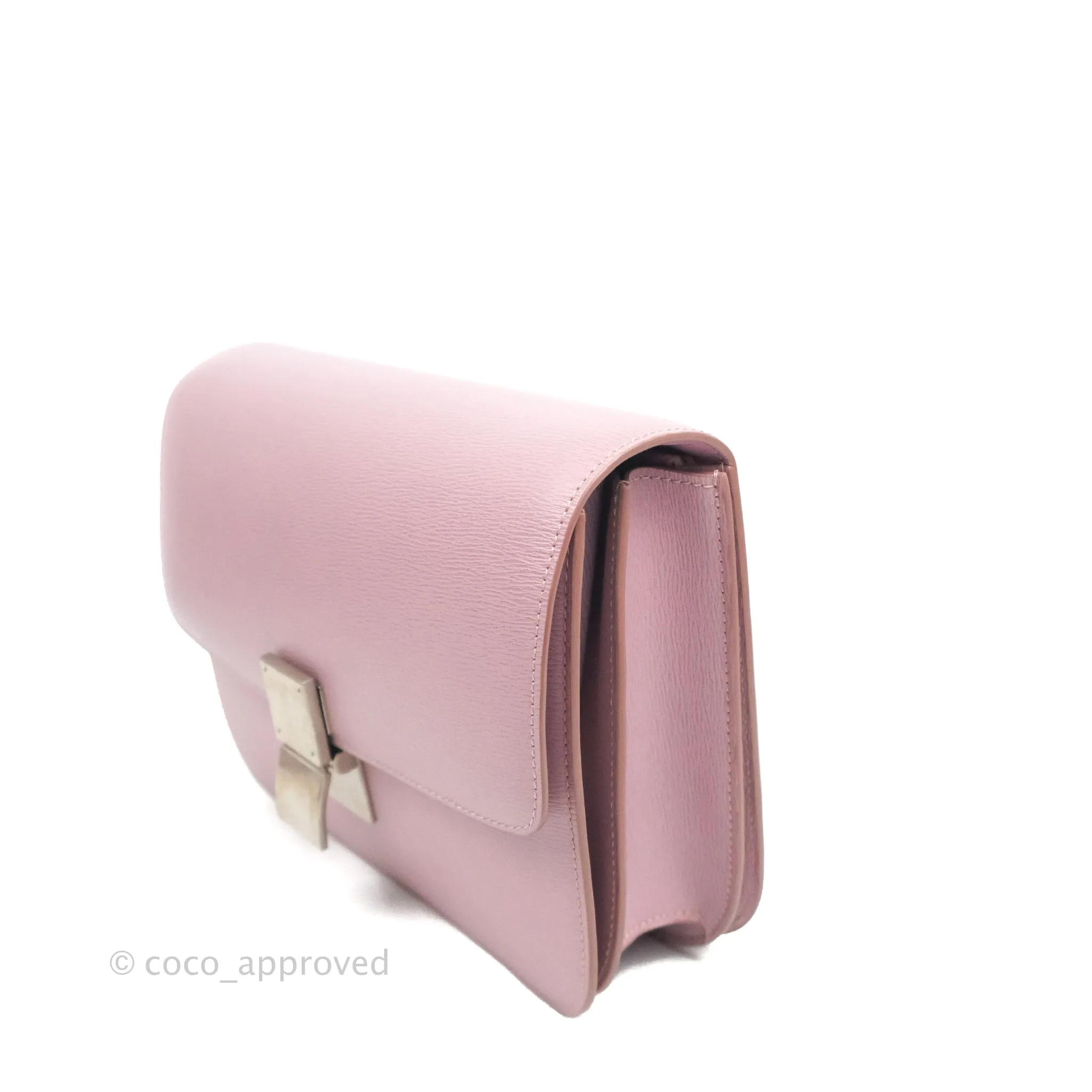 Celine Medium Classic Box Flap Lilac Pink Liege Calfskin