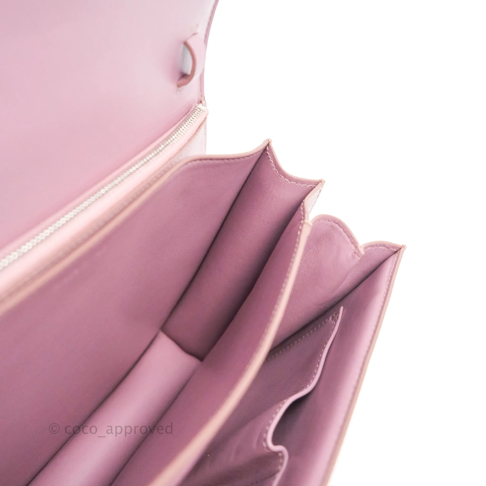 Celine Medium Classic Box Flap Lilac Pink Liege Calfskin