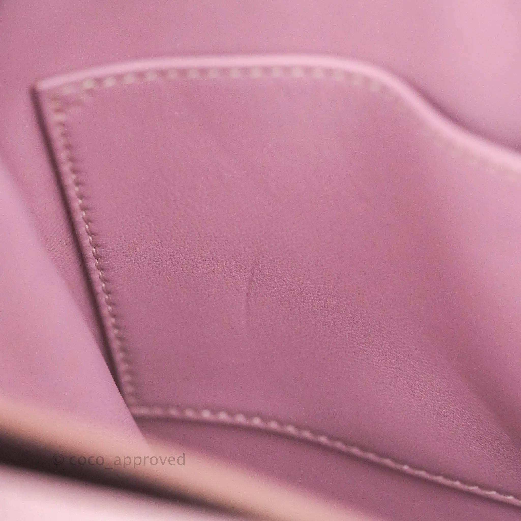 Celine Medium Classic Box Flap Lilac Pink Liege Calfskin