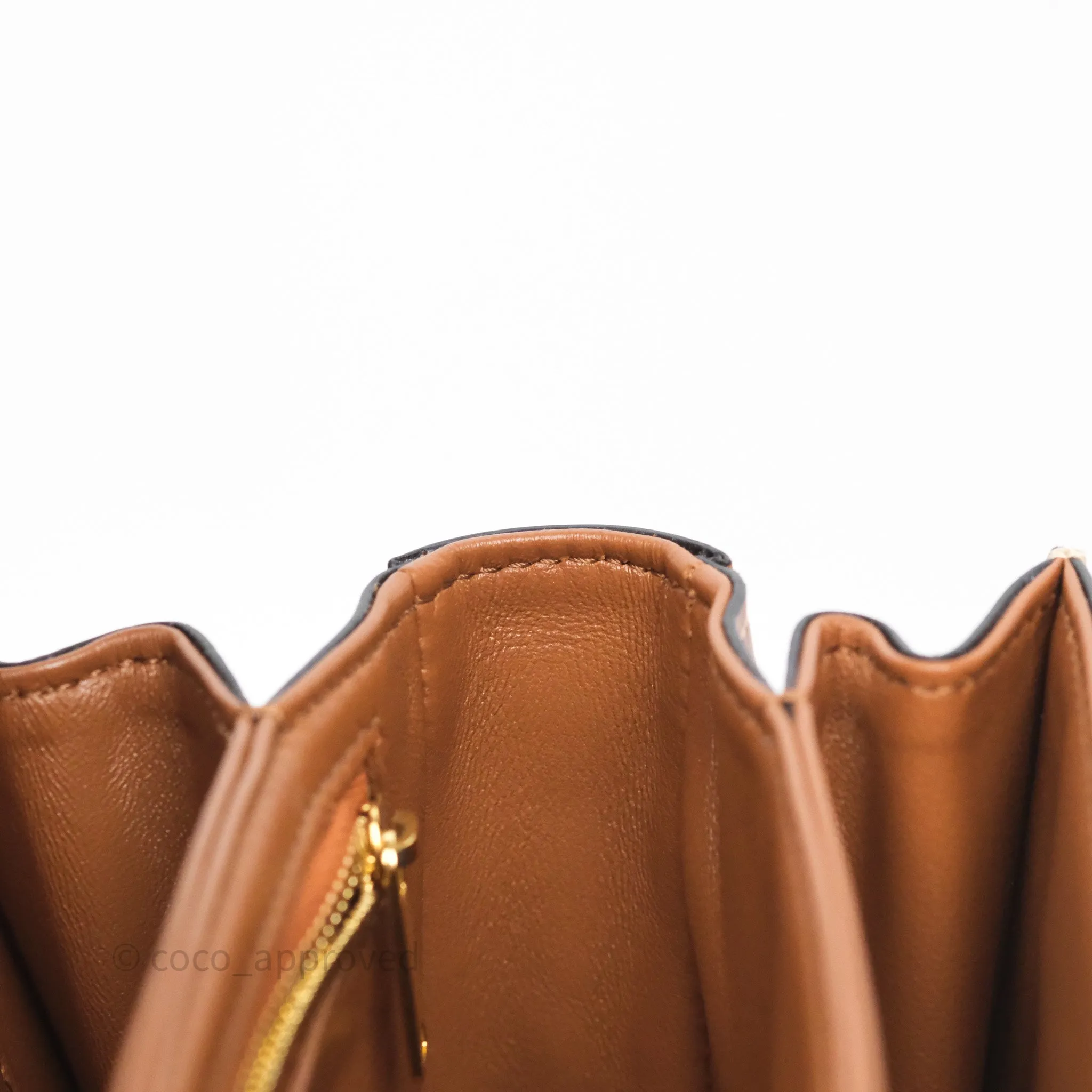 Celine Medium Triomphe Bag Tan Natural Calfskin