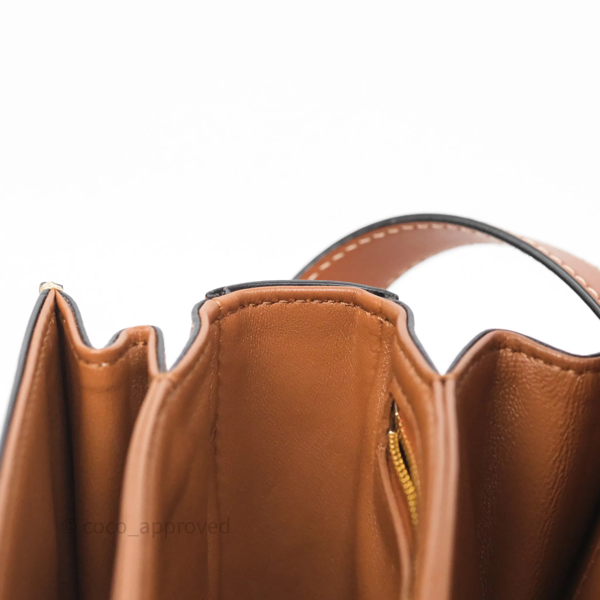 Celine Medium Triomphe Bag Tan Natural Calfskin