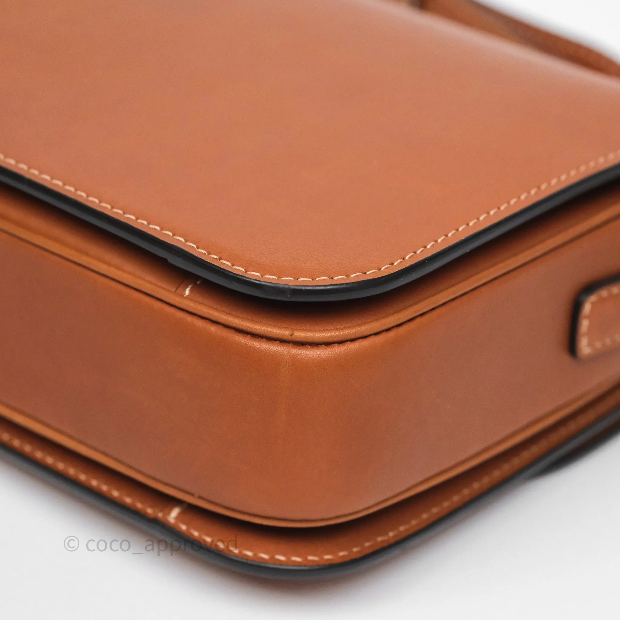 Celine Medium Triomphe Bag Tan Natural Calfskin