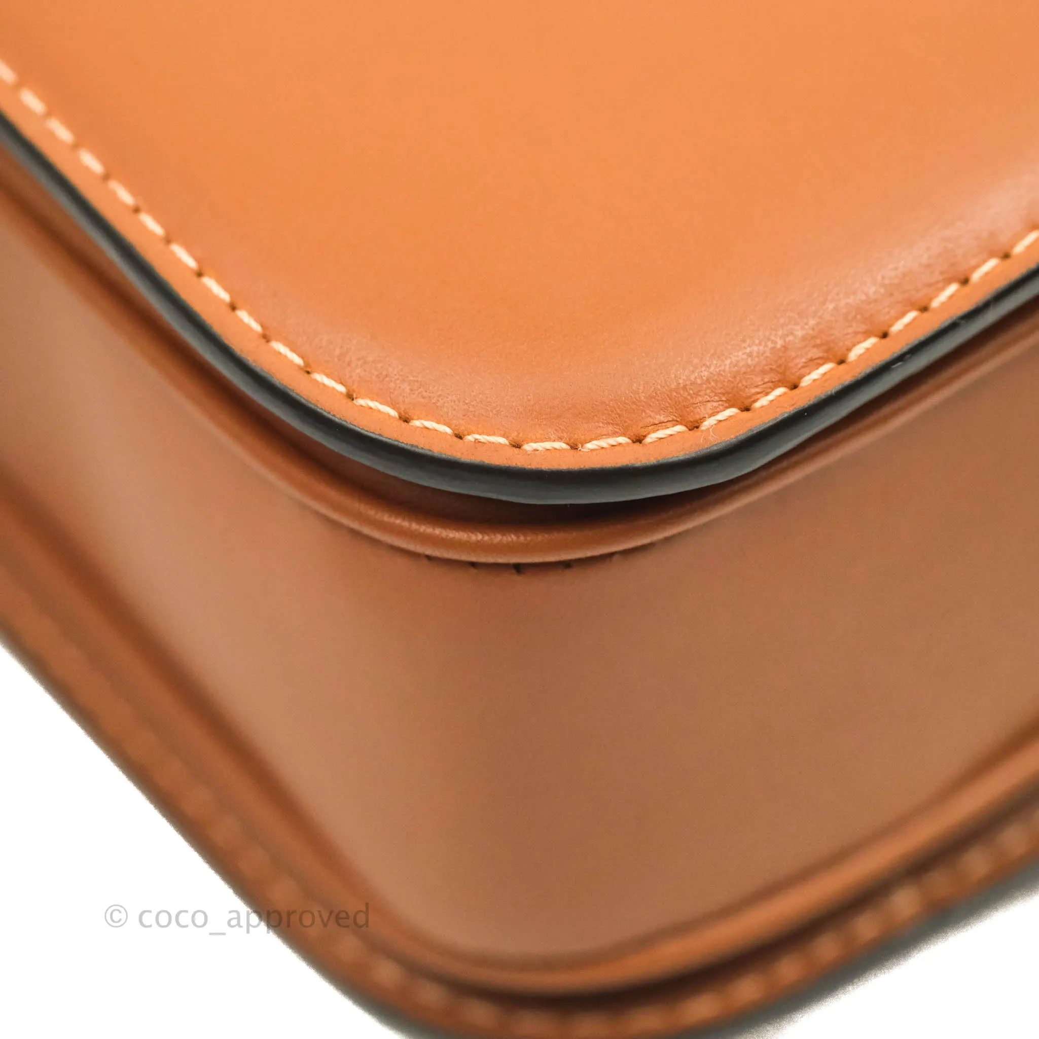 Celine Medium Triomphe Bag Tan Shiny Calfskin