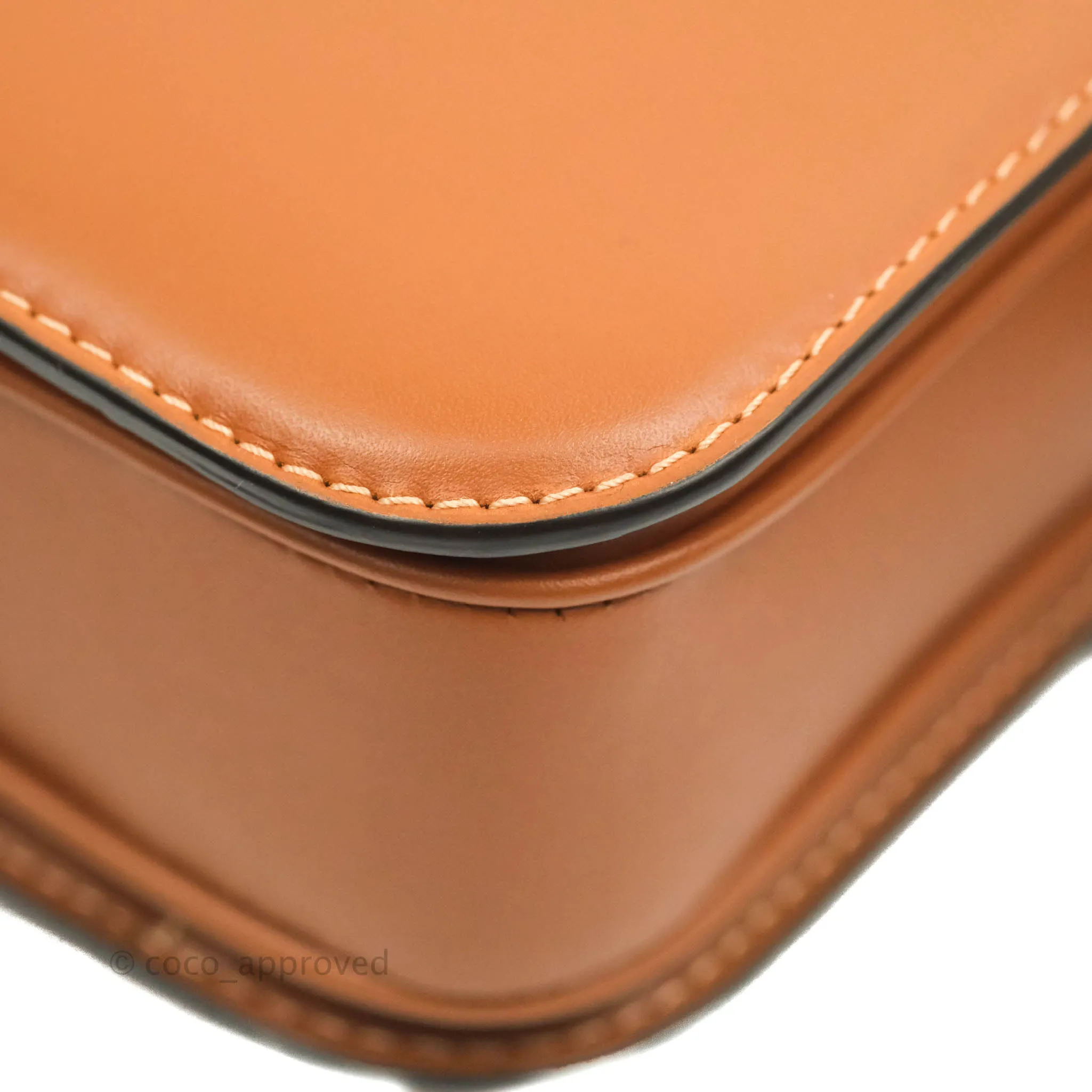 Celine Medium Triomphe Bag Tan Shiny Calfskin
