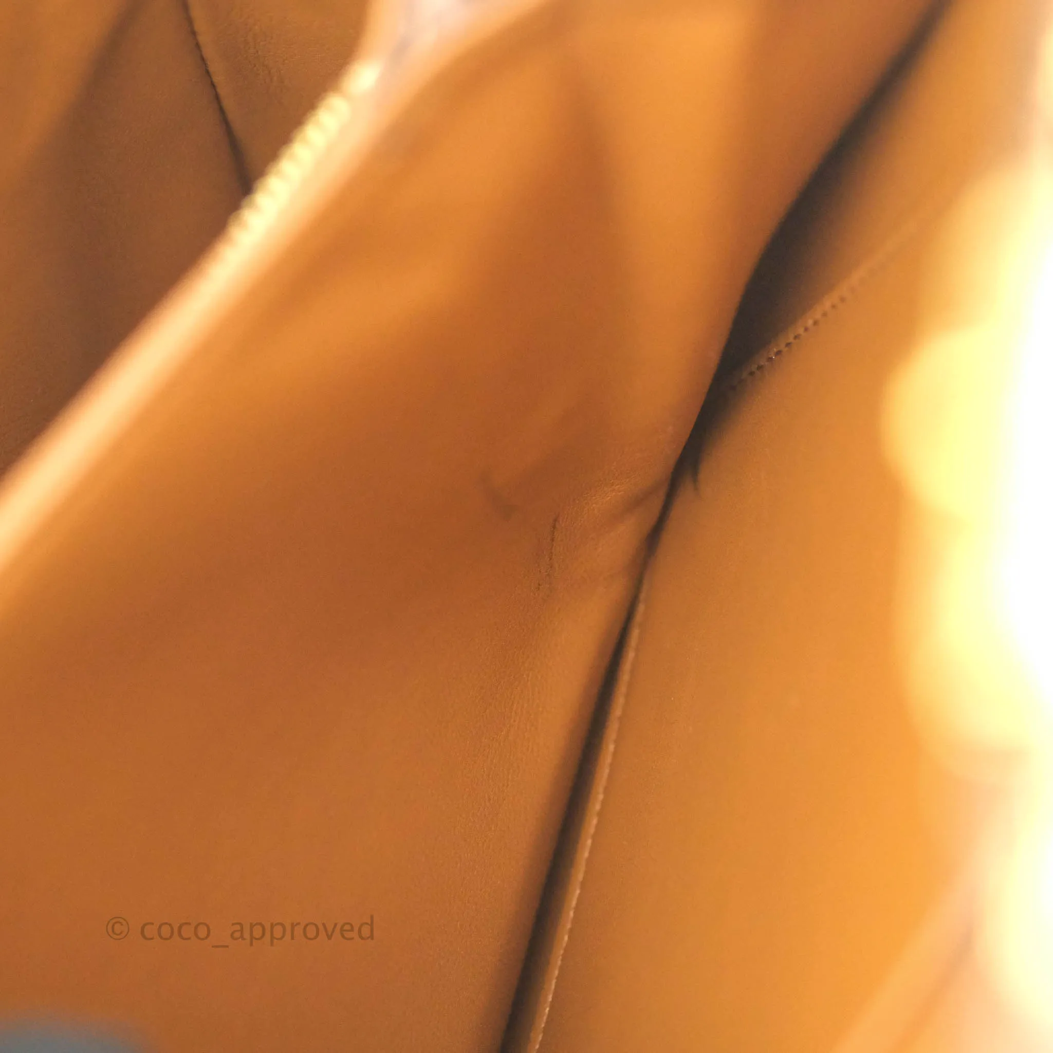 Celine Medium Triomphe Bag Tan Shiny Calfskin